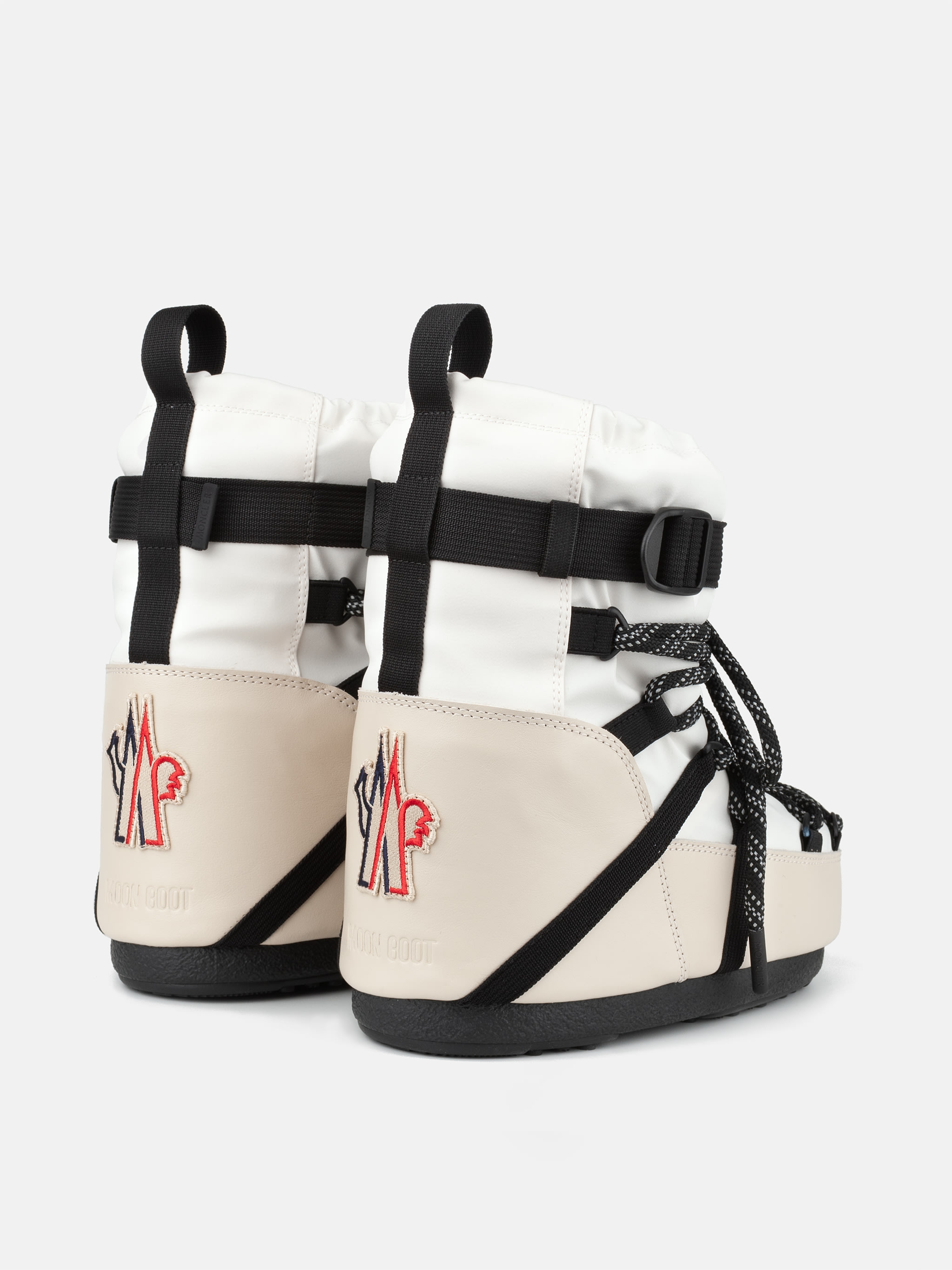 MOON BOOT X MONCLER GRENOBLE ICON LOW BLANC BOTTES