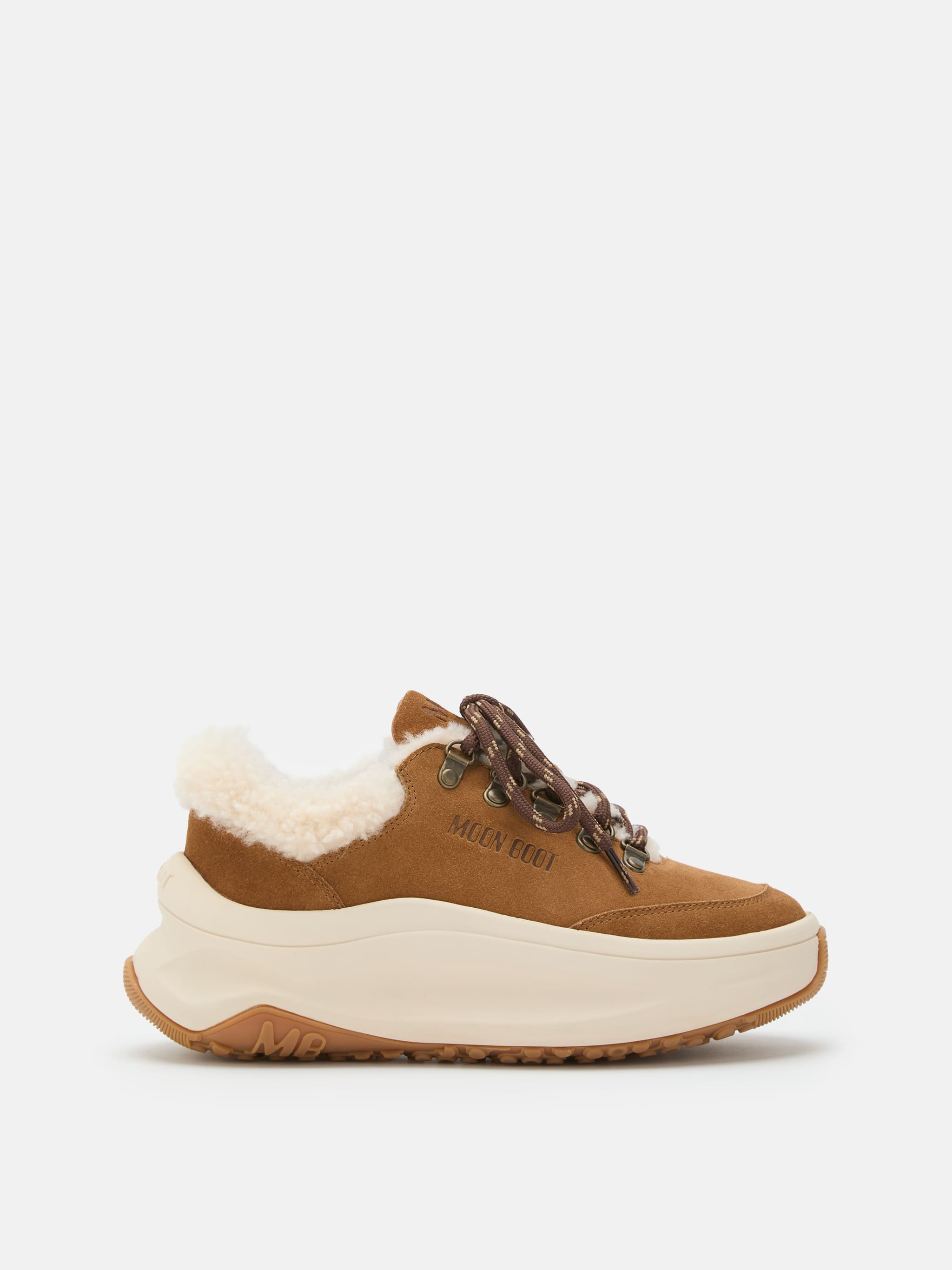 MOON247 CITY BROWN SHEARLING BASKETTES