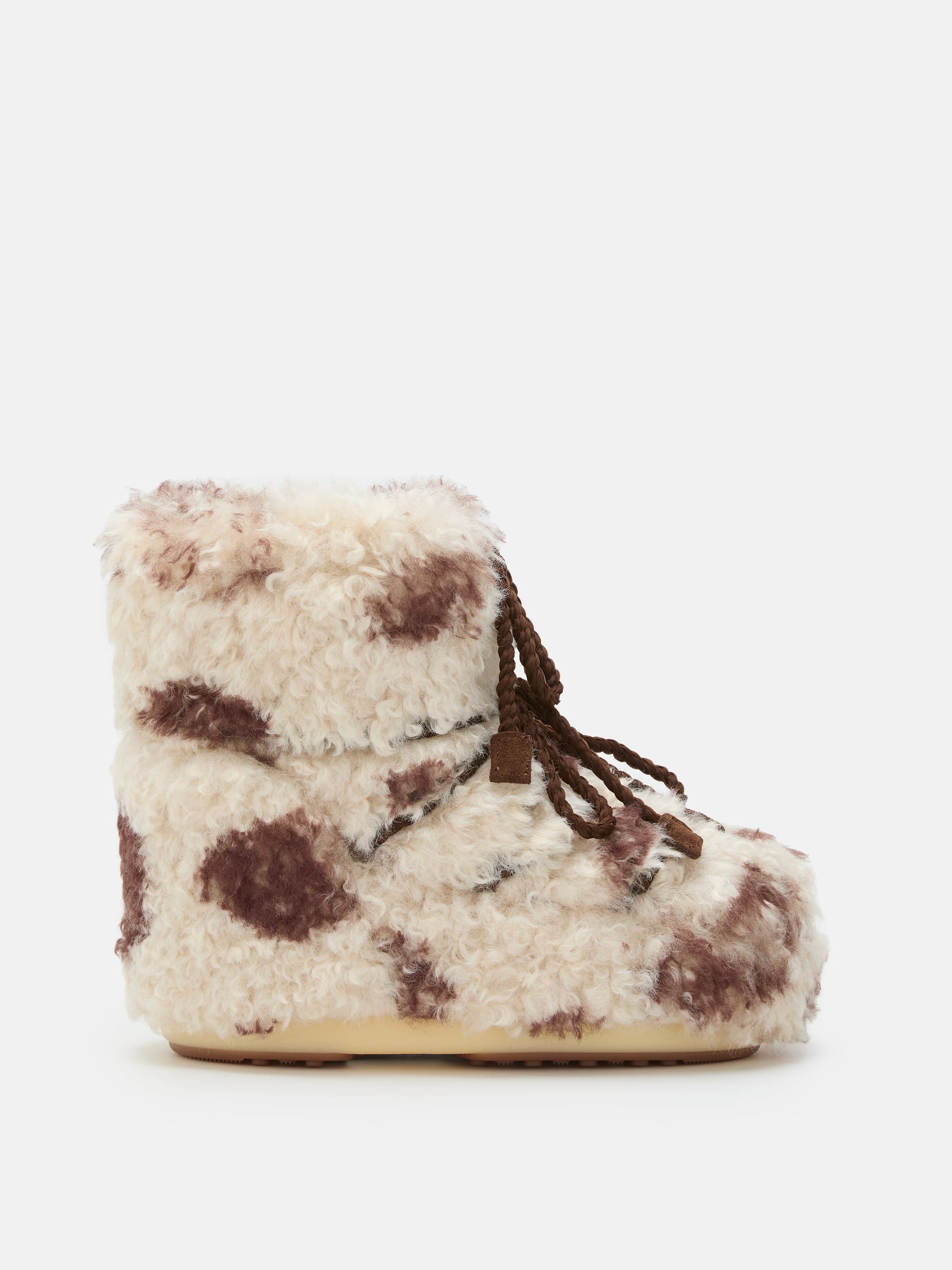 BOTTES CROQUEES ICON À IMPRIMÉ VACHE BAS