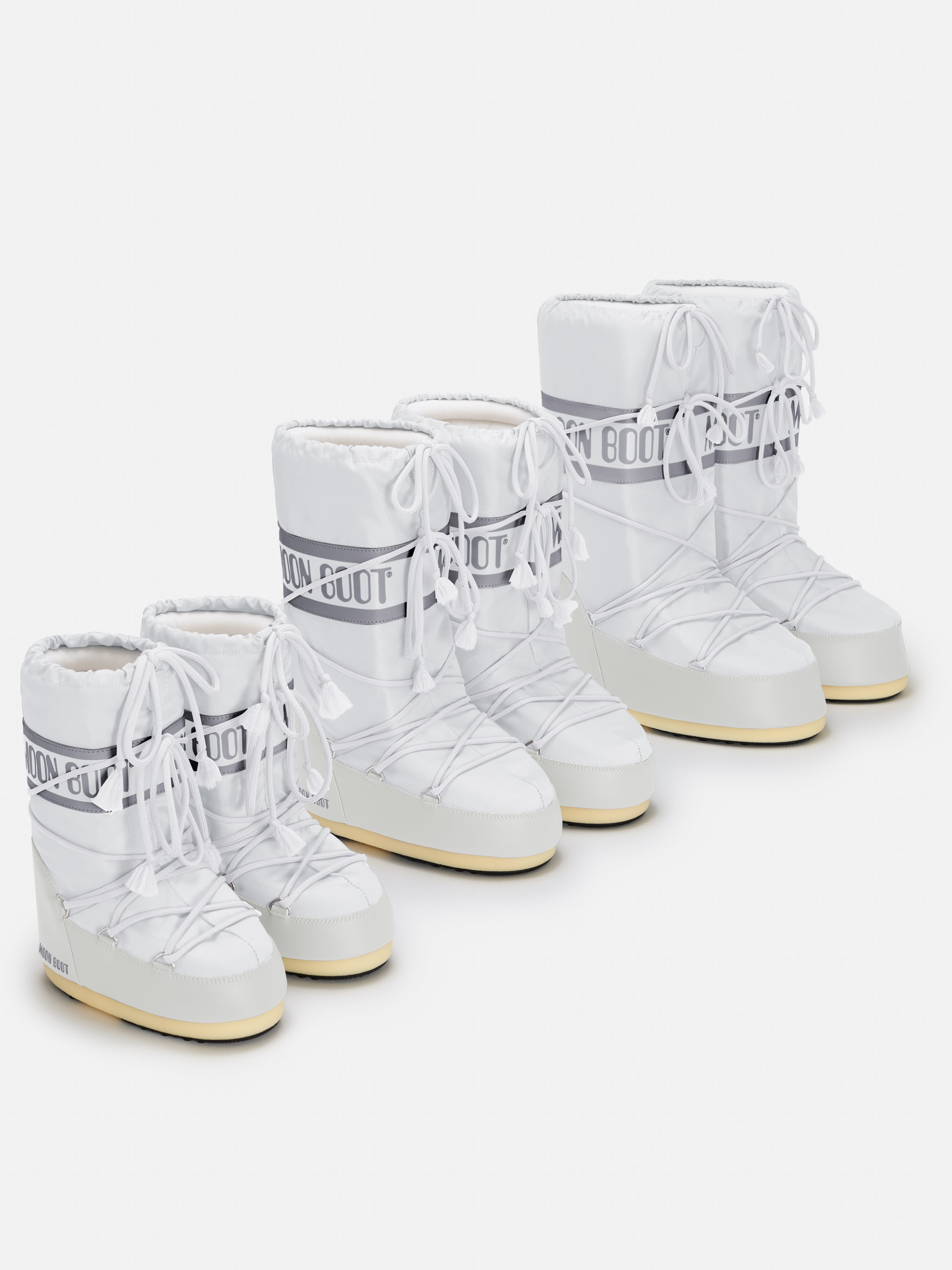 BOTTES ICON EN NYLON BLANC