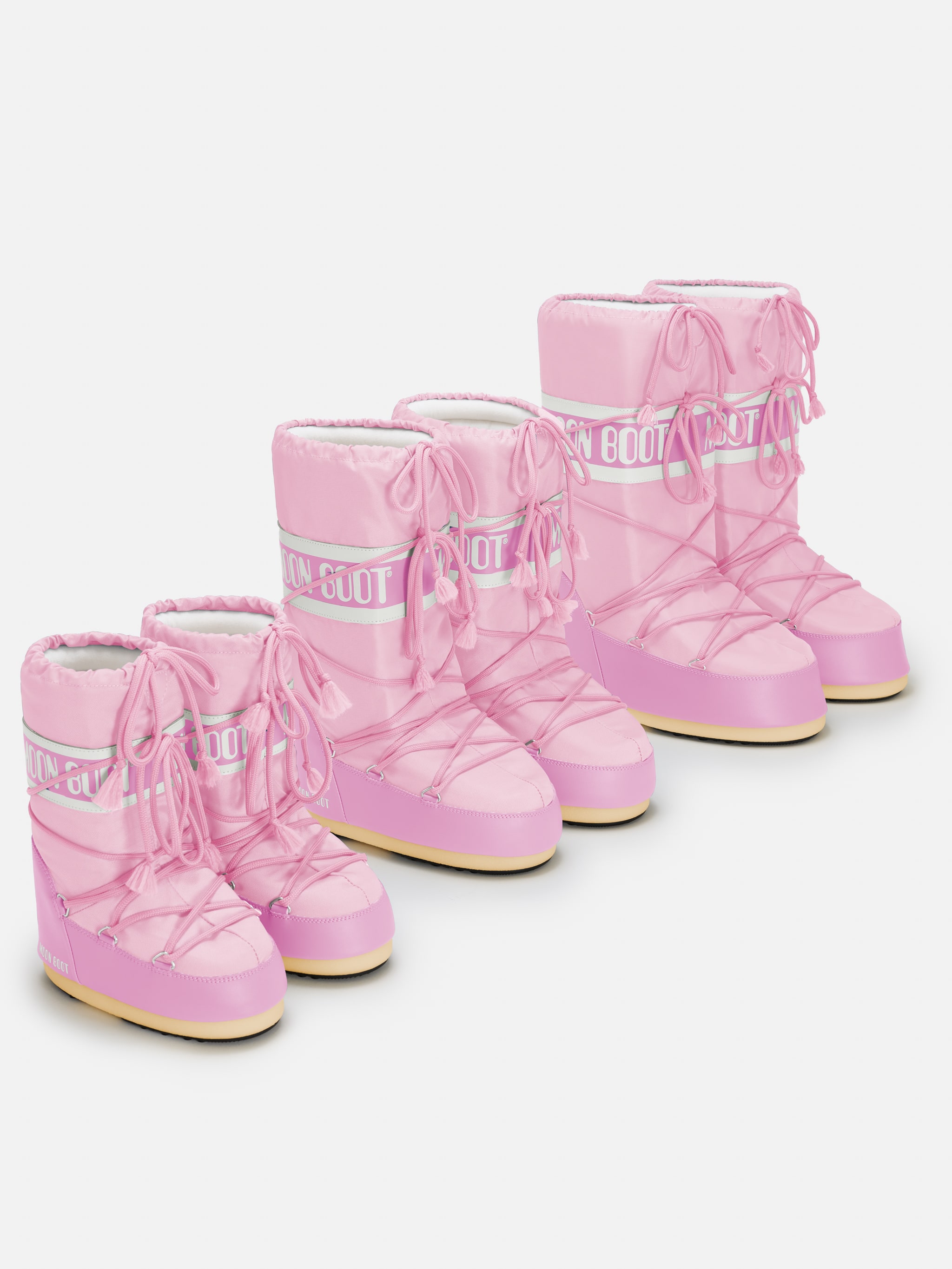 BOTTES ICON PINK EN NYLON