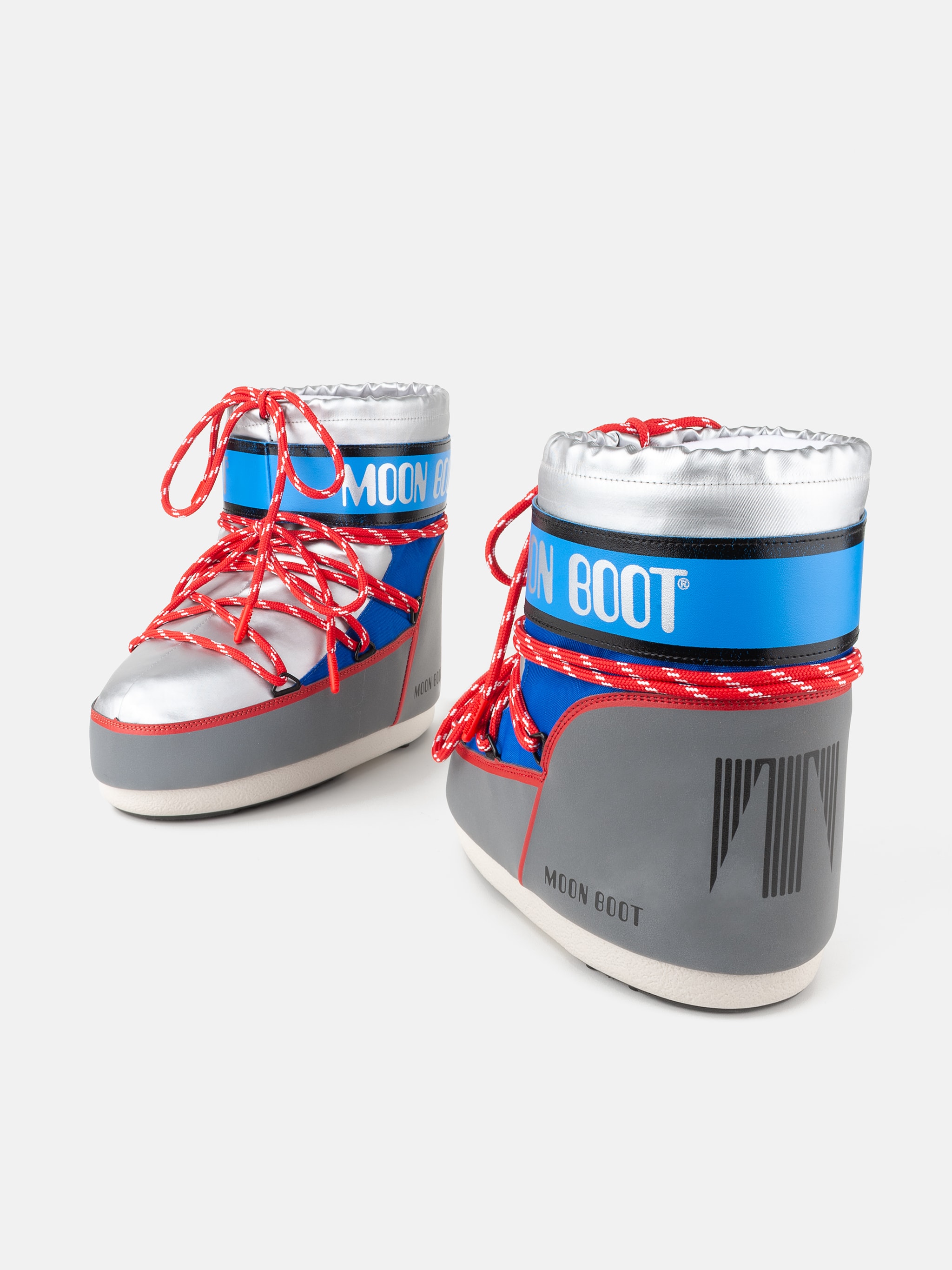 BOTTES ICON LOW SPACE RACING ARGENTÉ