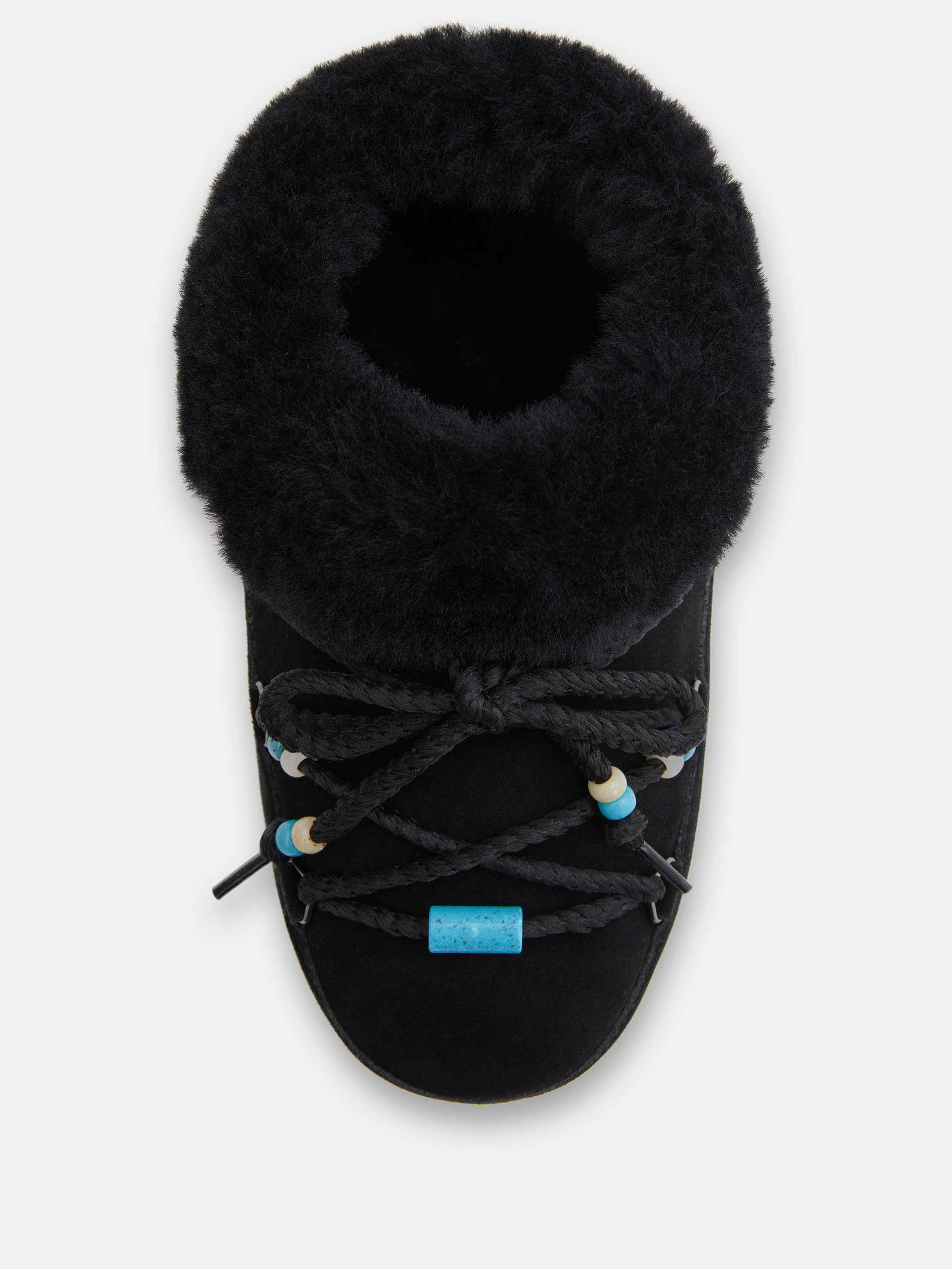 MULES À BILLES EN SUÈDE NOIR