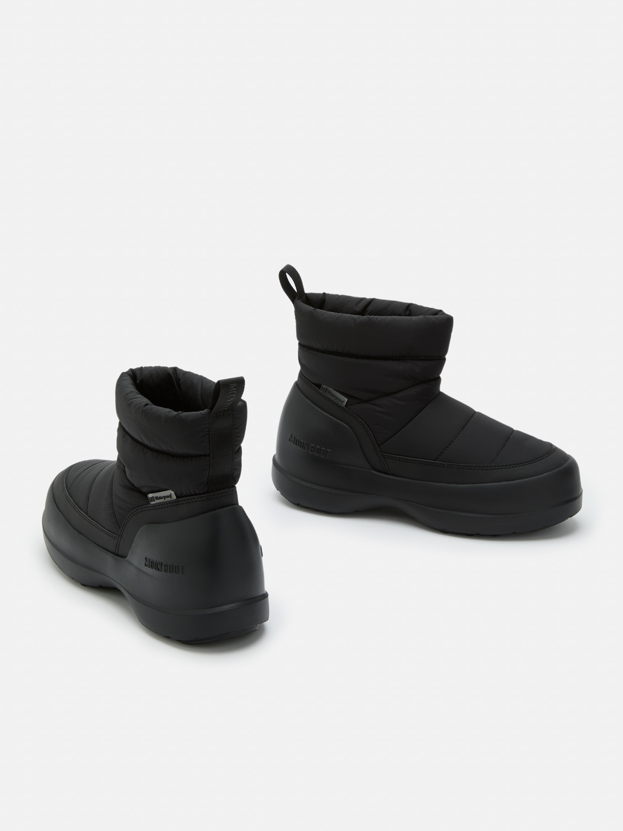 BOTTES BLANCHES PUFFY MEZZALUNA