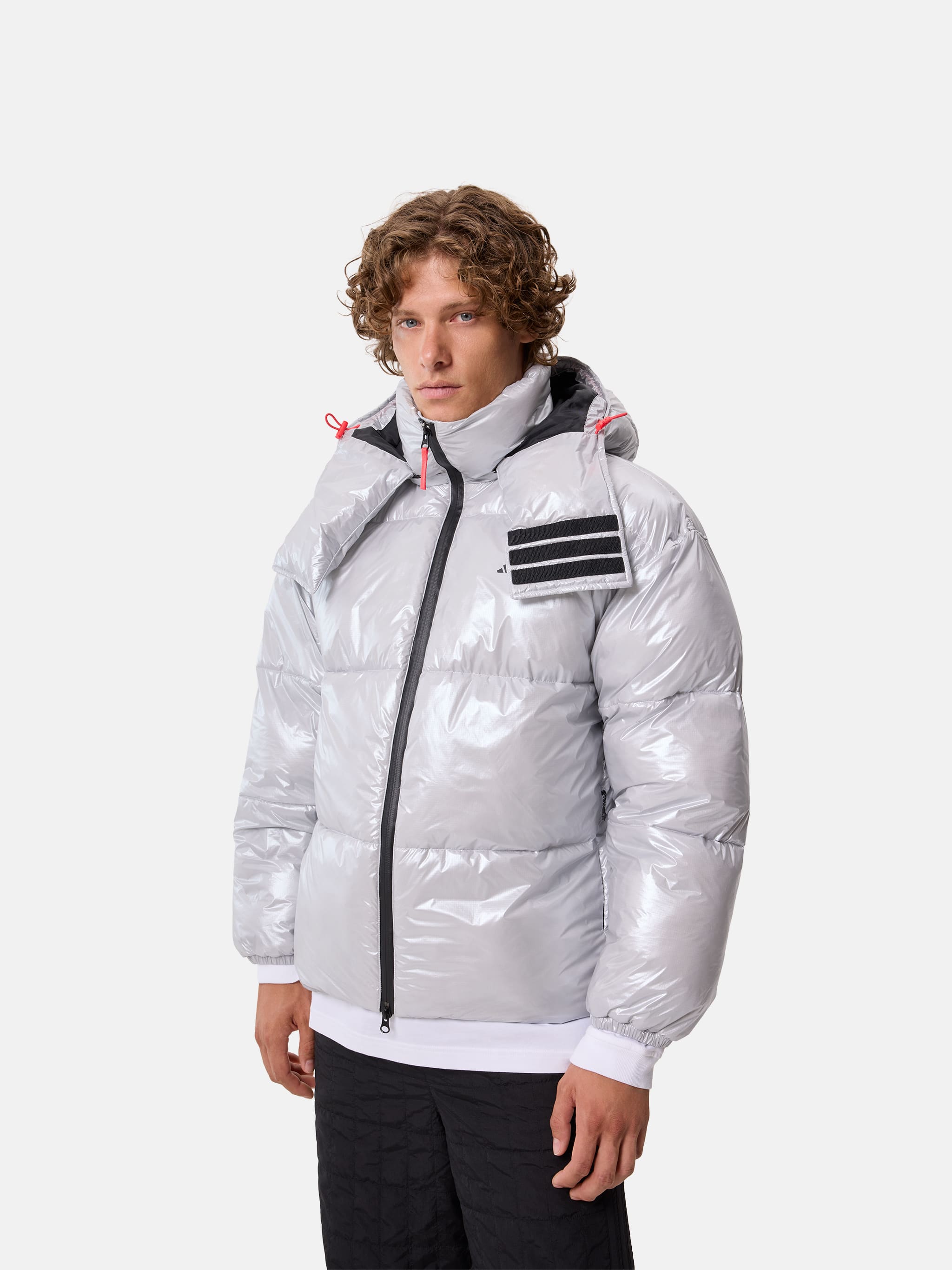 MANTEAU PUFFER ARGENT ADIDAS X MOON BOOT