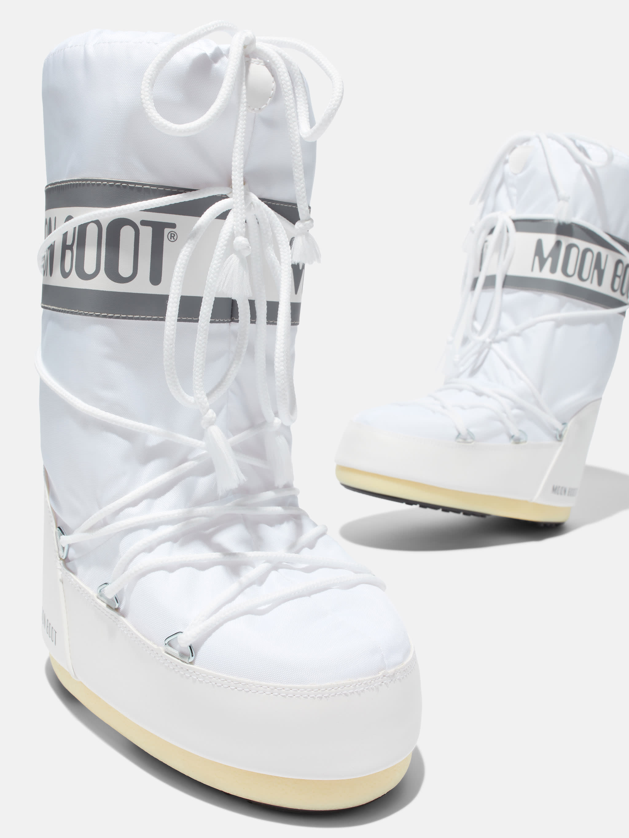 BOTTES ICON EN NYLON BLANC