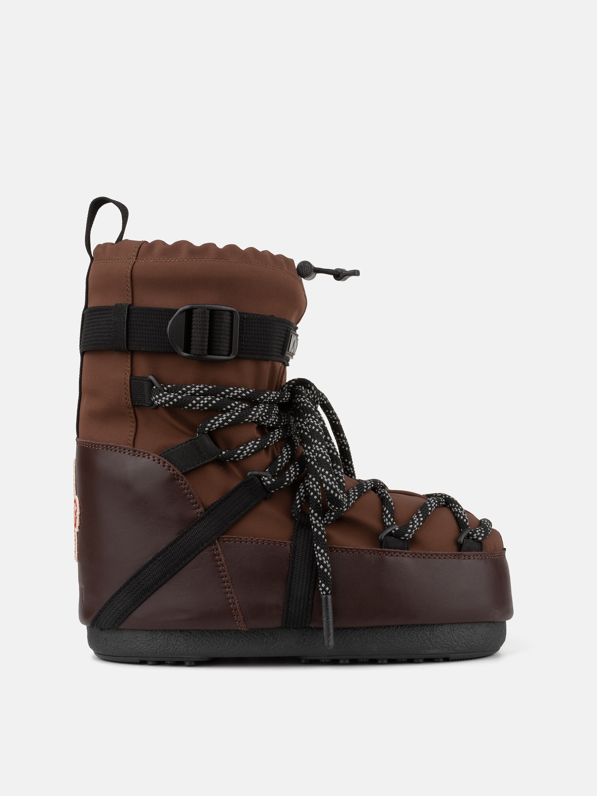 BOTTES MOON BOOT X MONCLER GRENOBLE ICON LOW MOKA BRUN