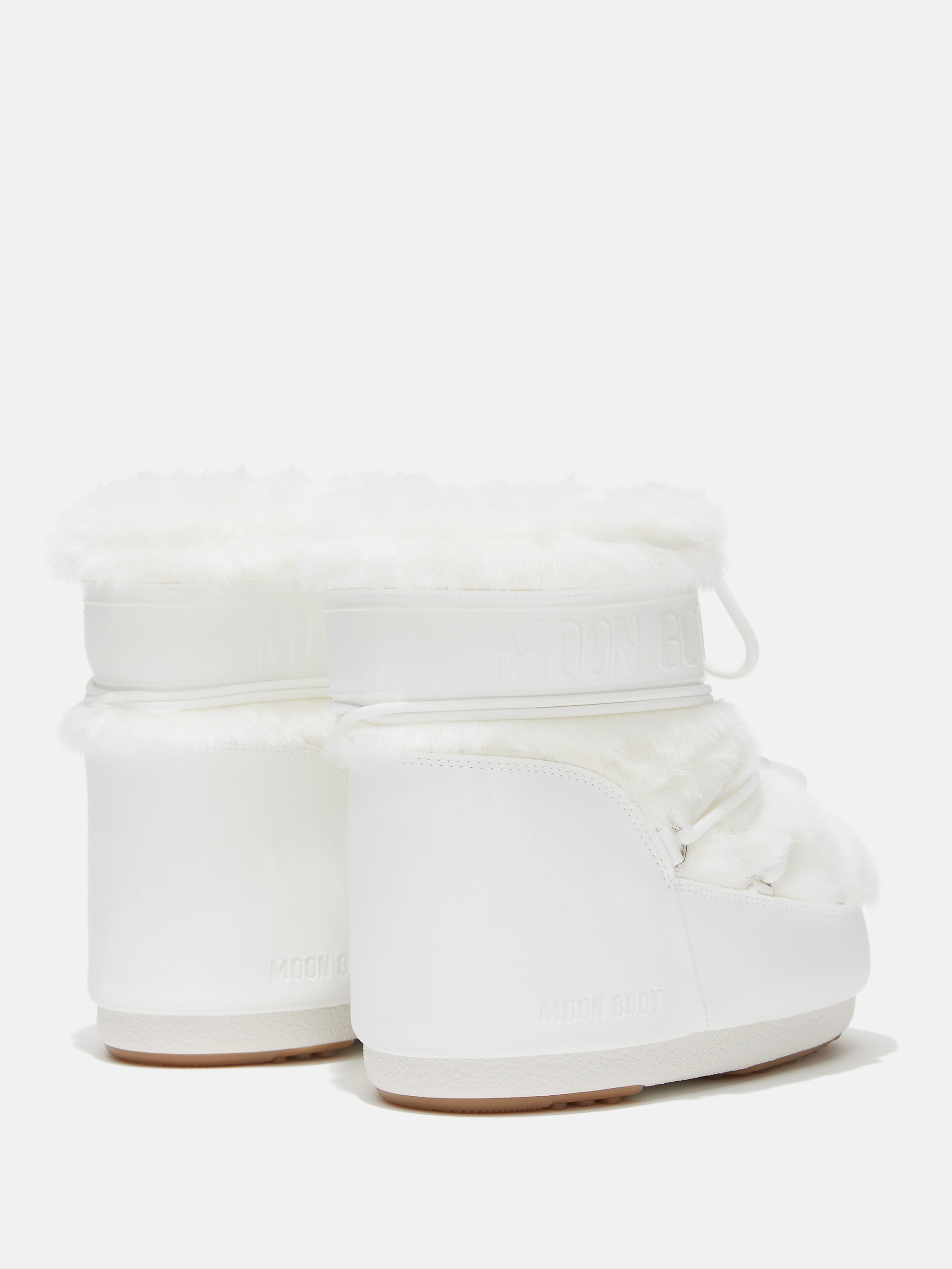 BOTTES ICON LOW BLANC FAUX-PEAU DE MOUTON