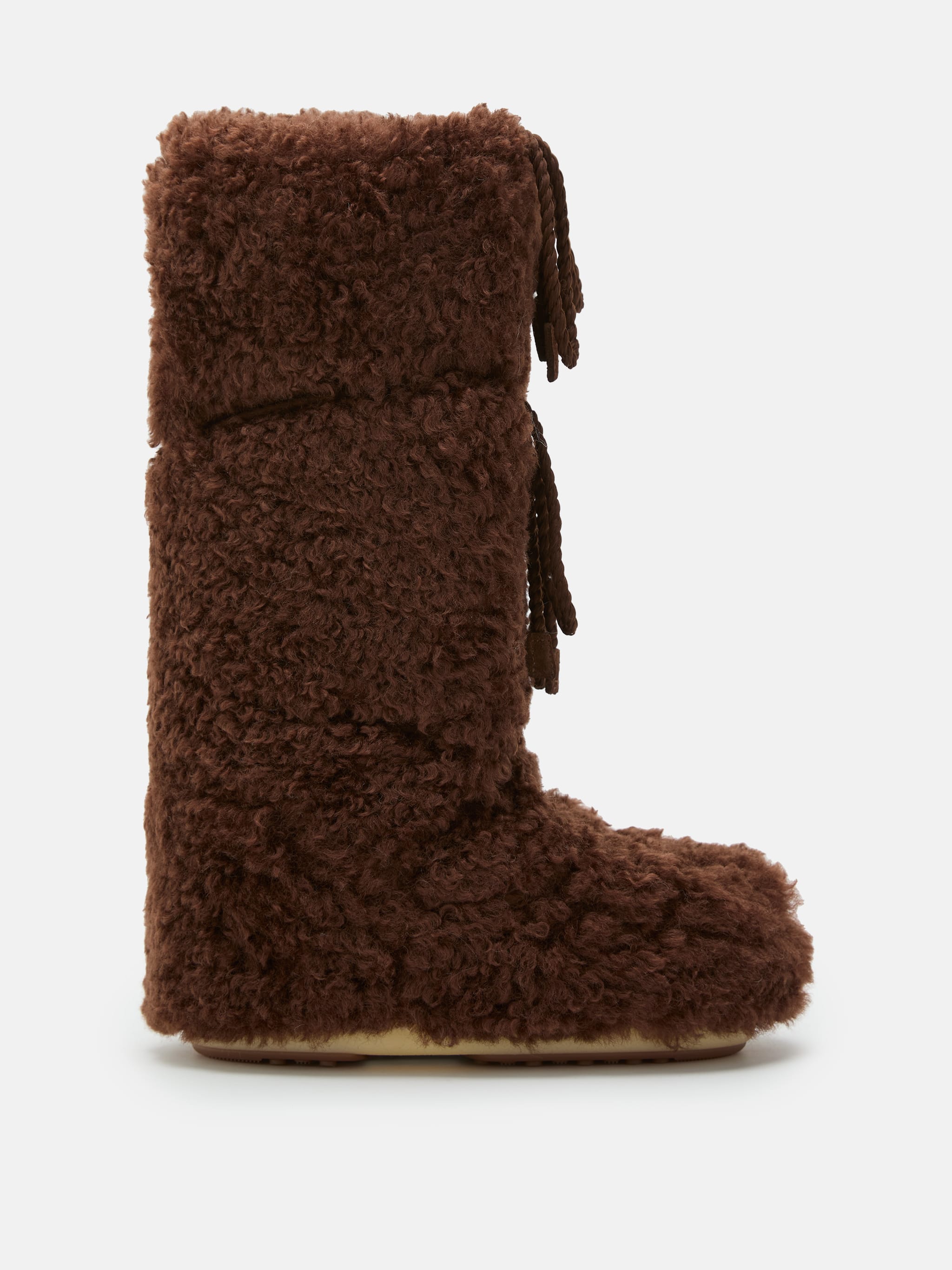 BOTTE ICON MARRON FONCÉ BOUCLE EXTRA