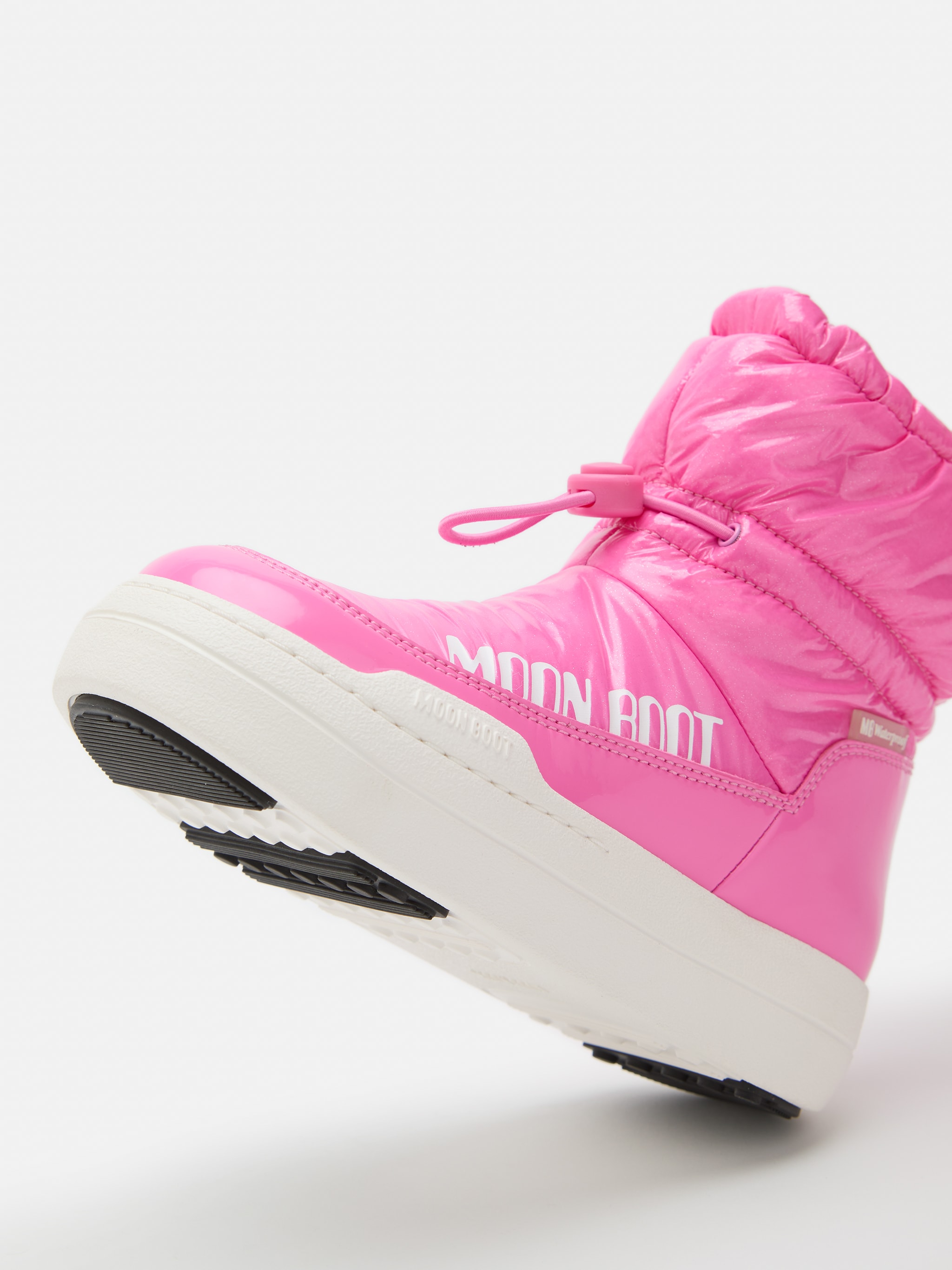 BOTTES MI-CHAUSSURES JUNIOR PARK TUBE PINK GLITTER