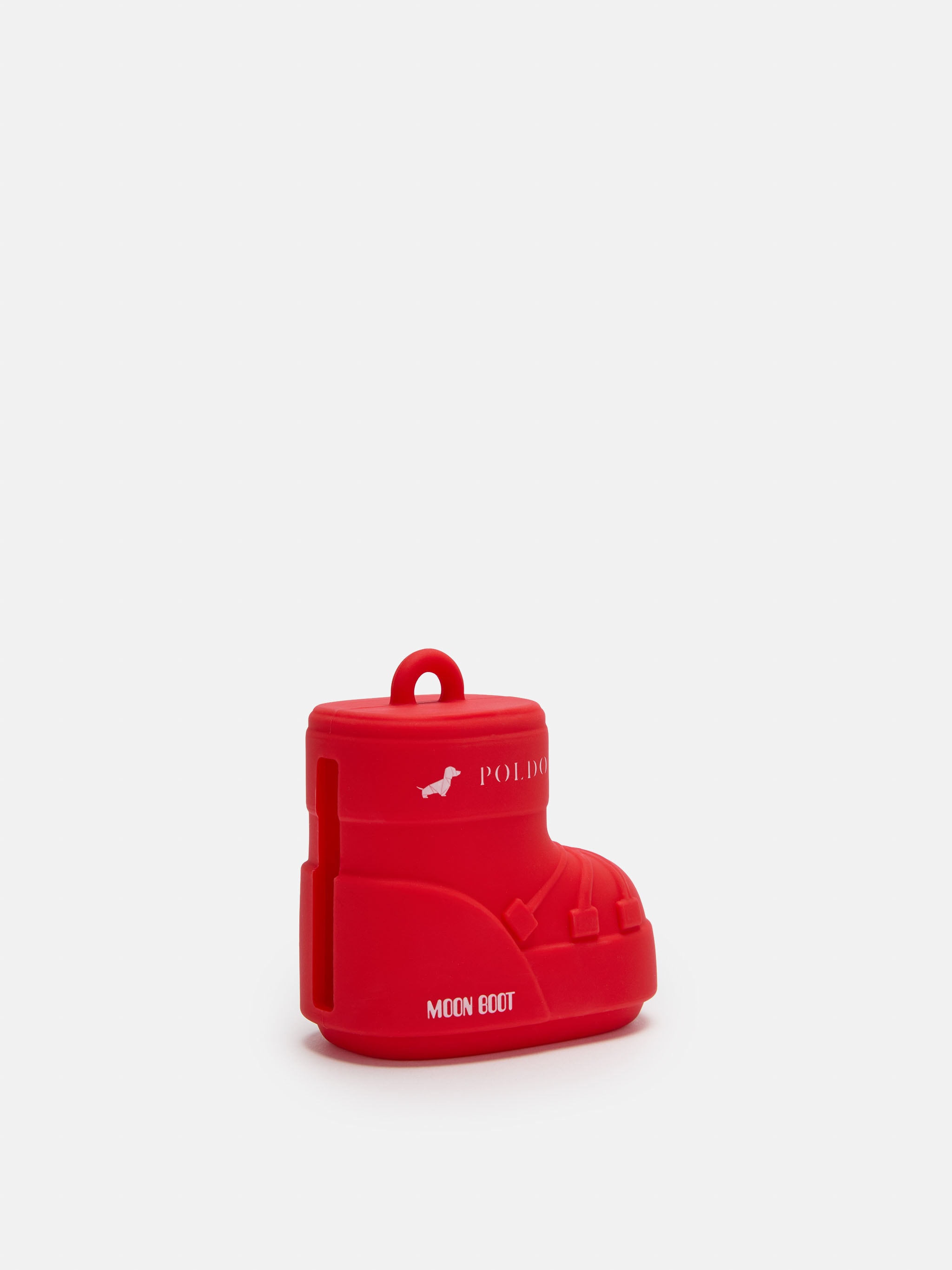 MOON BOOT X POLDO DOG COUTURE SUPPORT DE SAC À CHIEN ROUGE