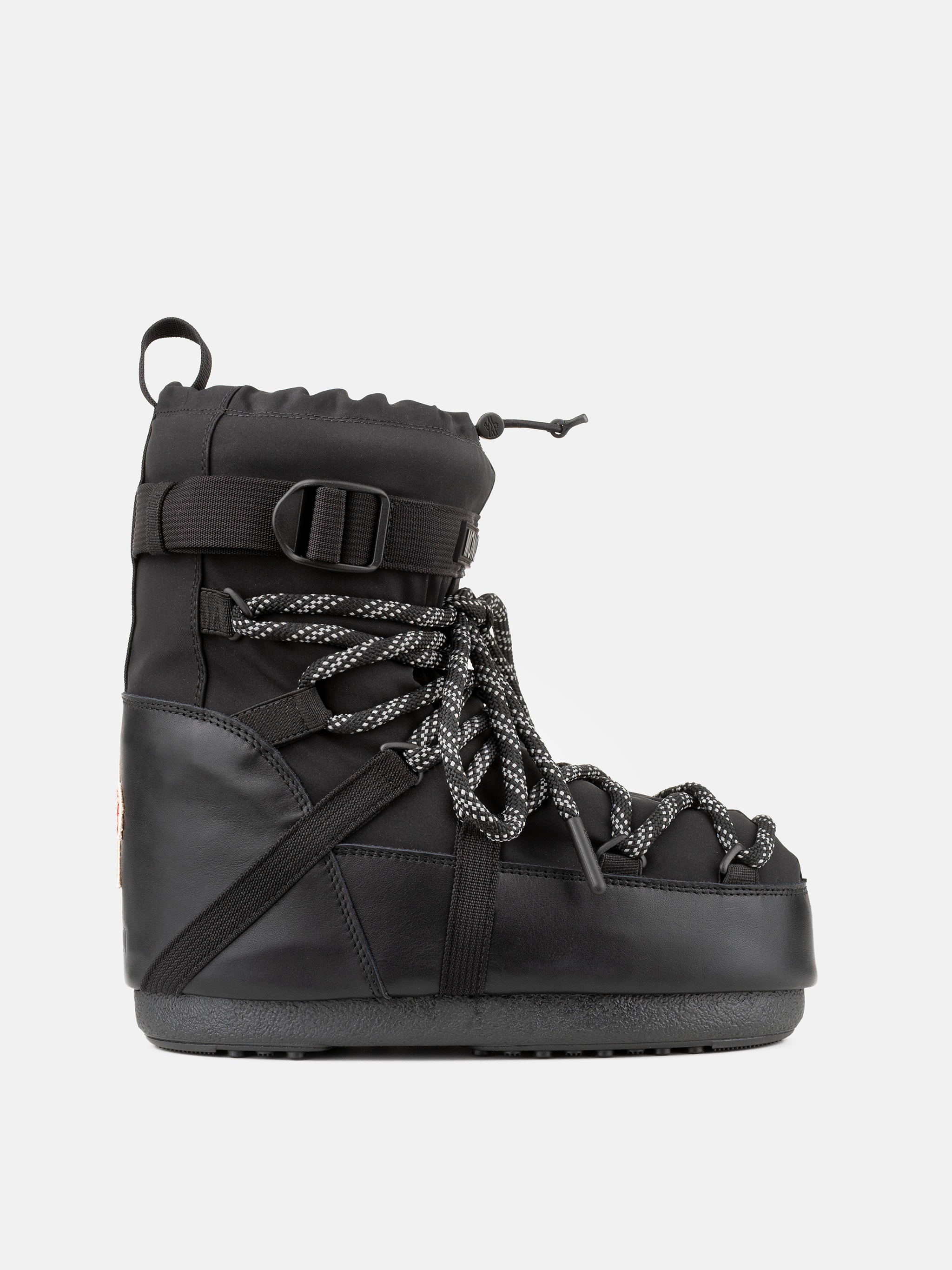 BOTTES MOON BOOT X MONCLER GRENOBLE ICON LOW NOIR