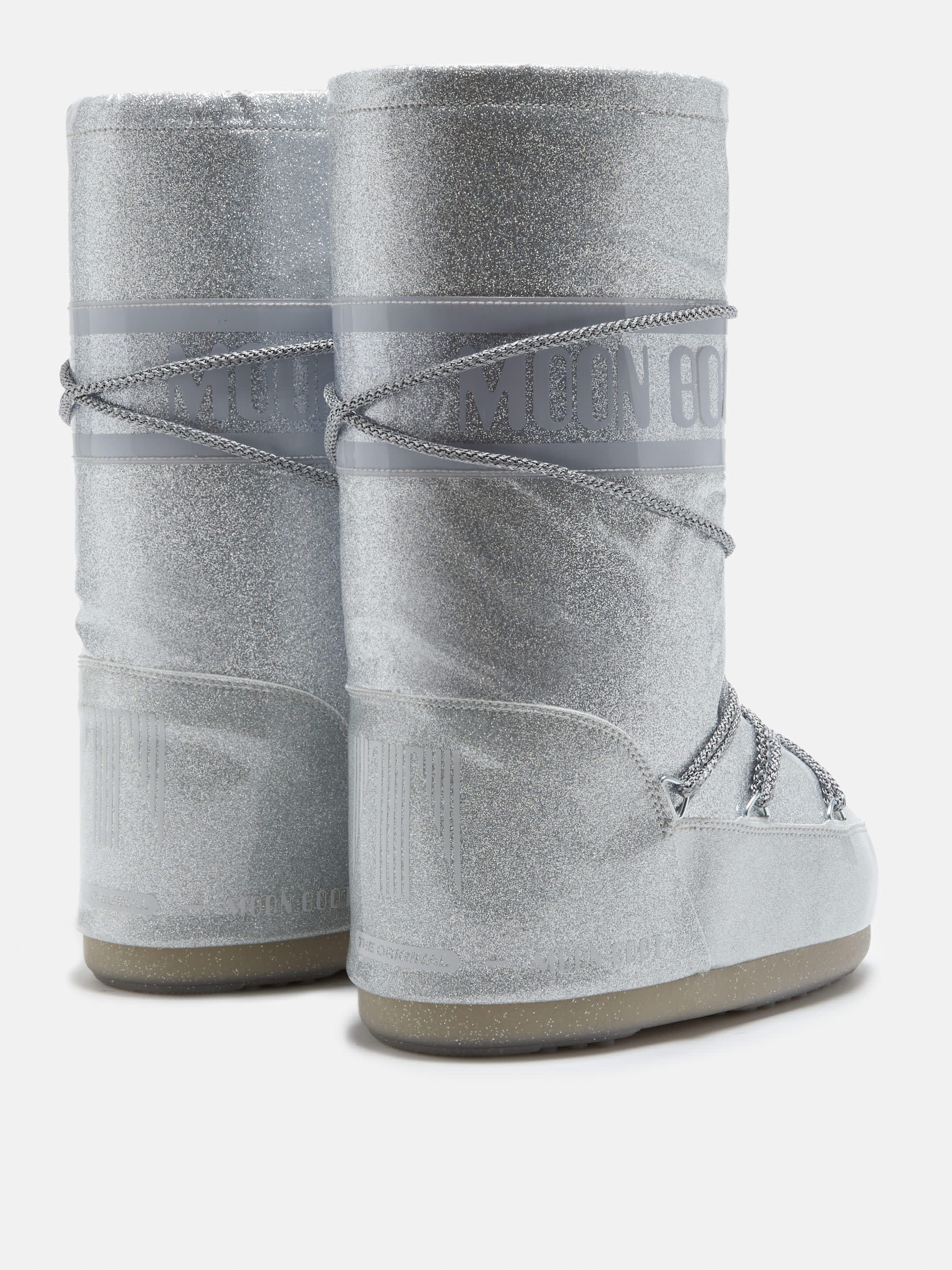 BOTTES ICON EN OR ARGENTÉ SCINTILLANT