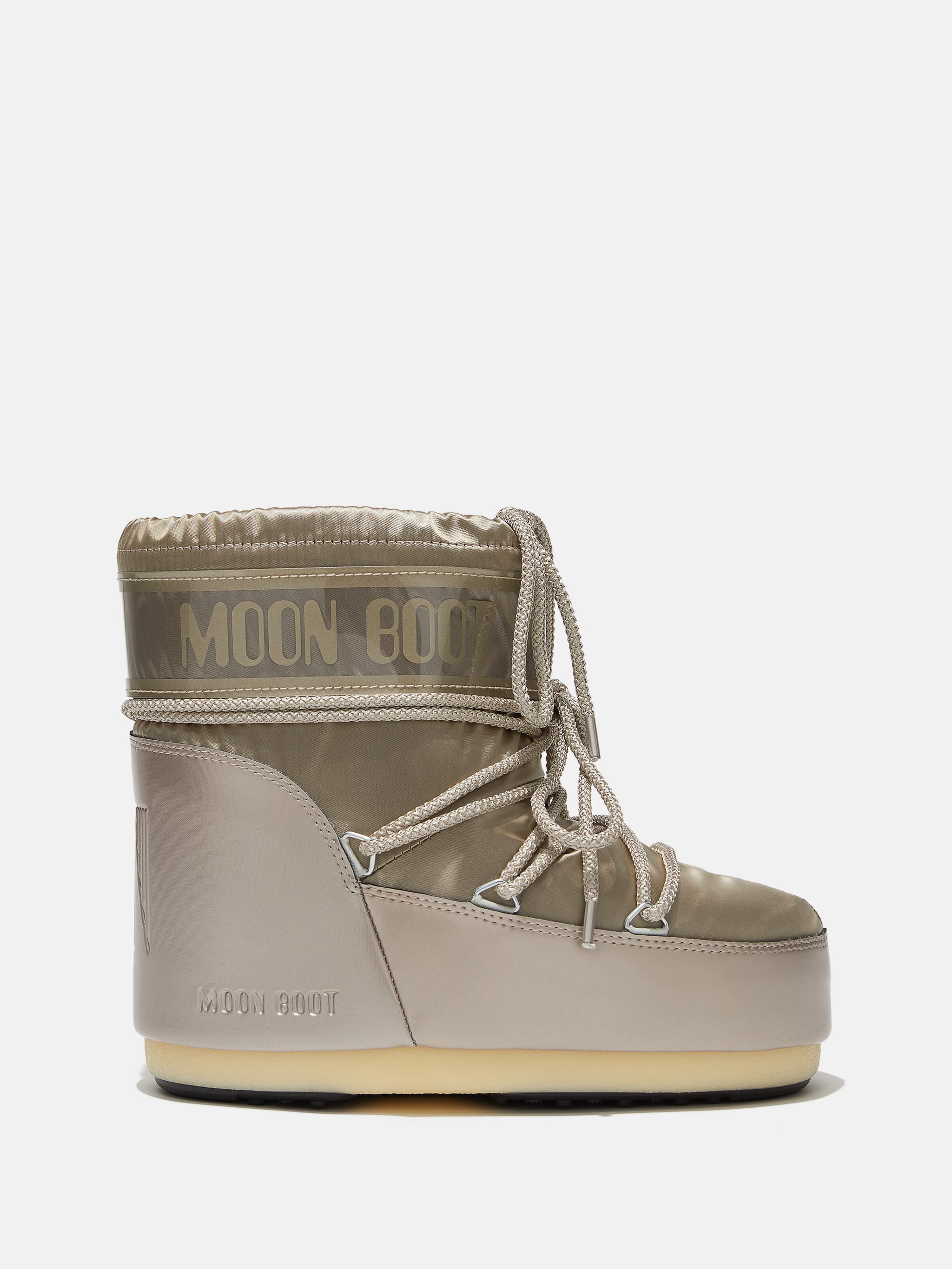 BOTTES ICON LOW GLANCE PLATINE SATIN