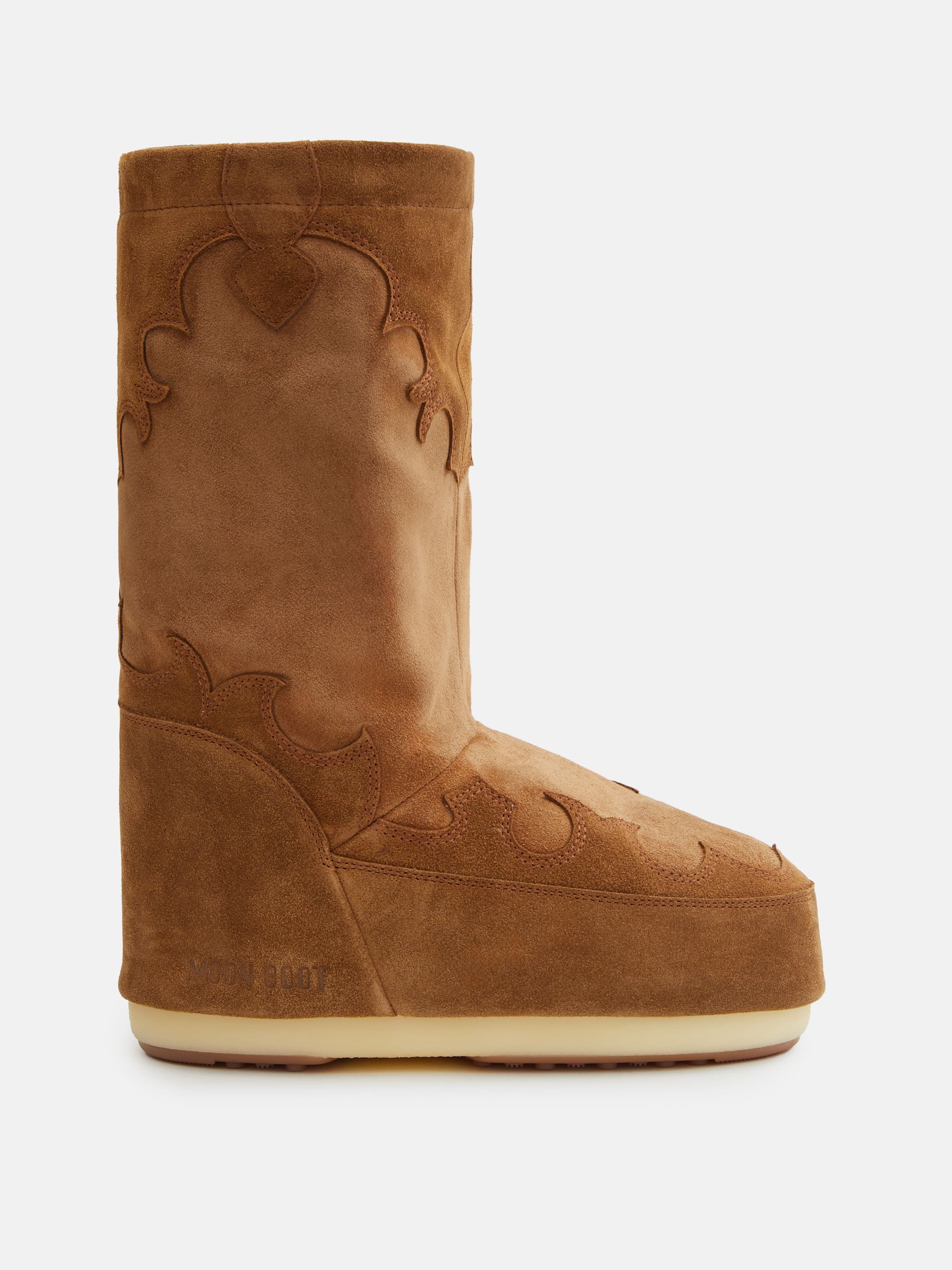 BOTTES BRUN À BRODERIE SUÈDE ICON
