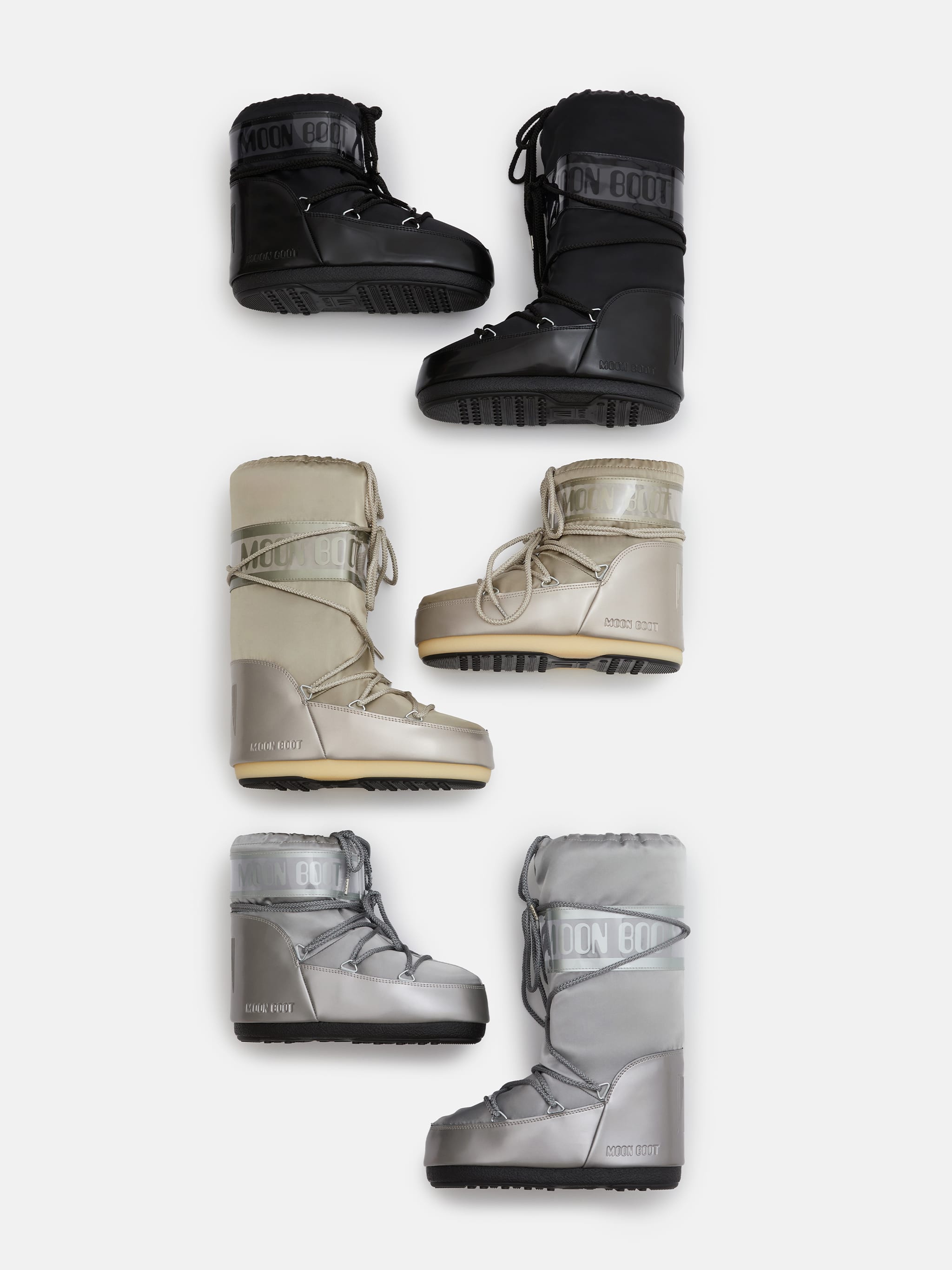 BOTTES SATIN PLATINE ICON GLANCE