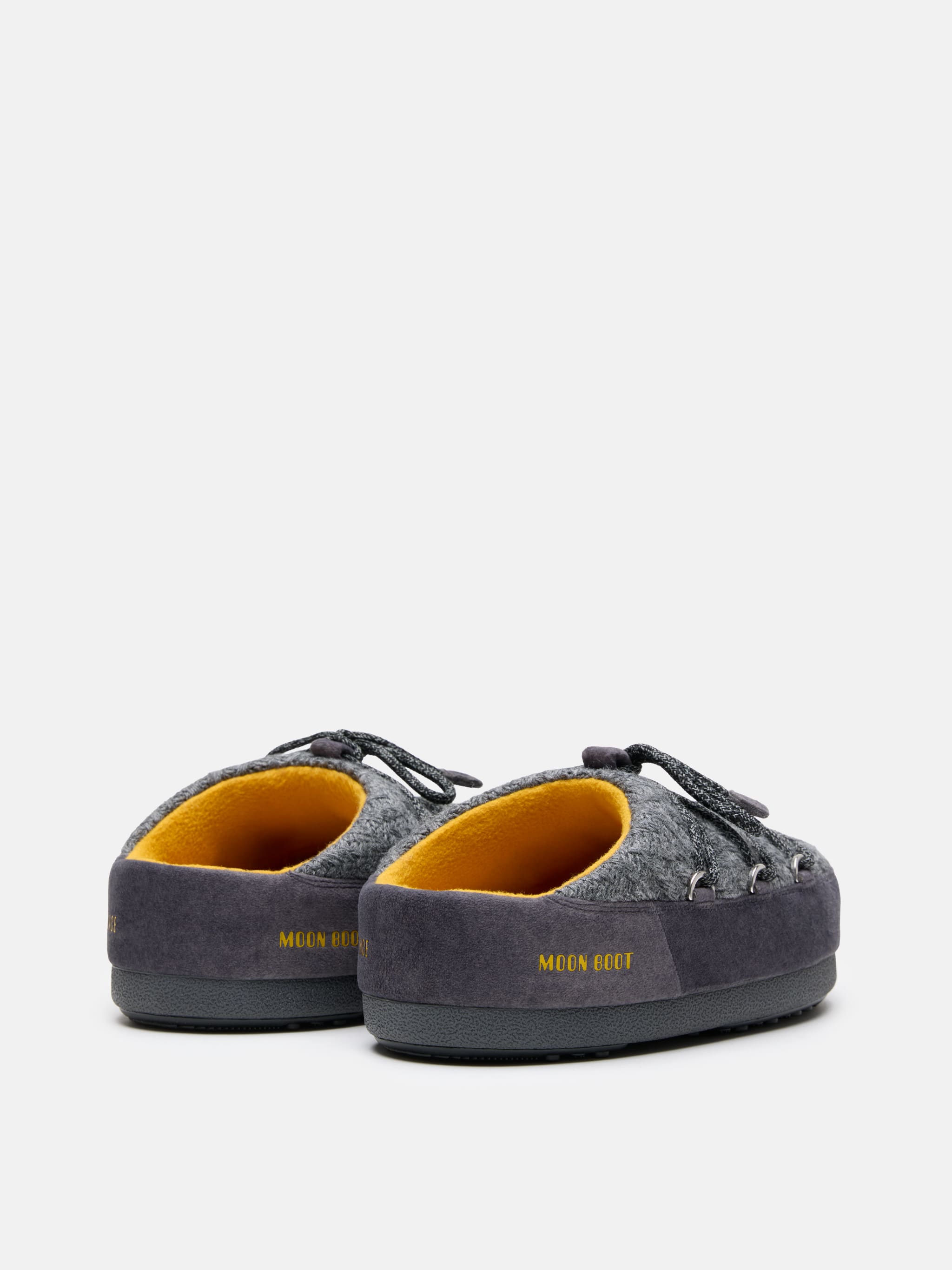 MOON BOOT X GUEST IN RESIDENCE EVX MULES GRIS TRICOTÉ