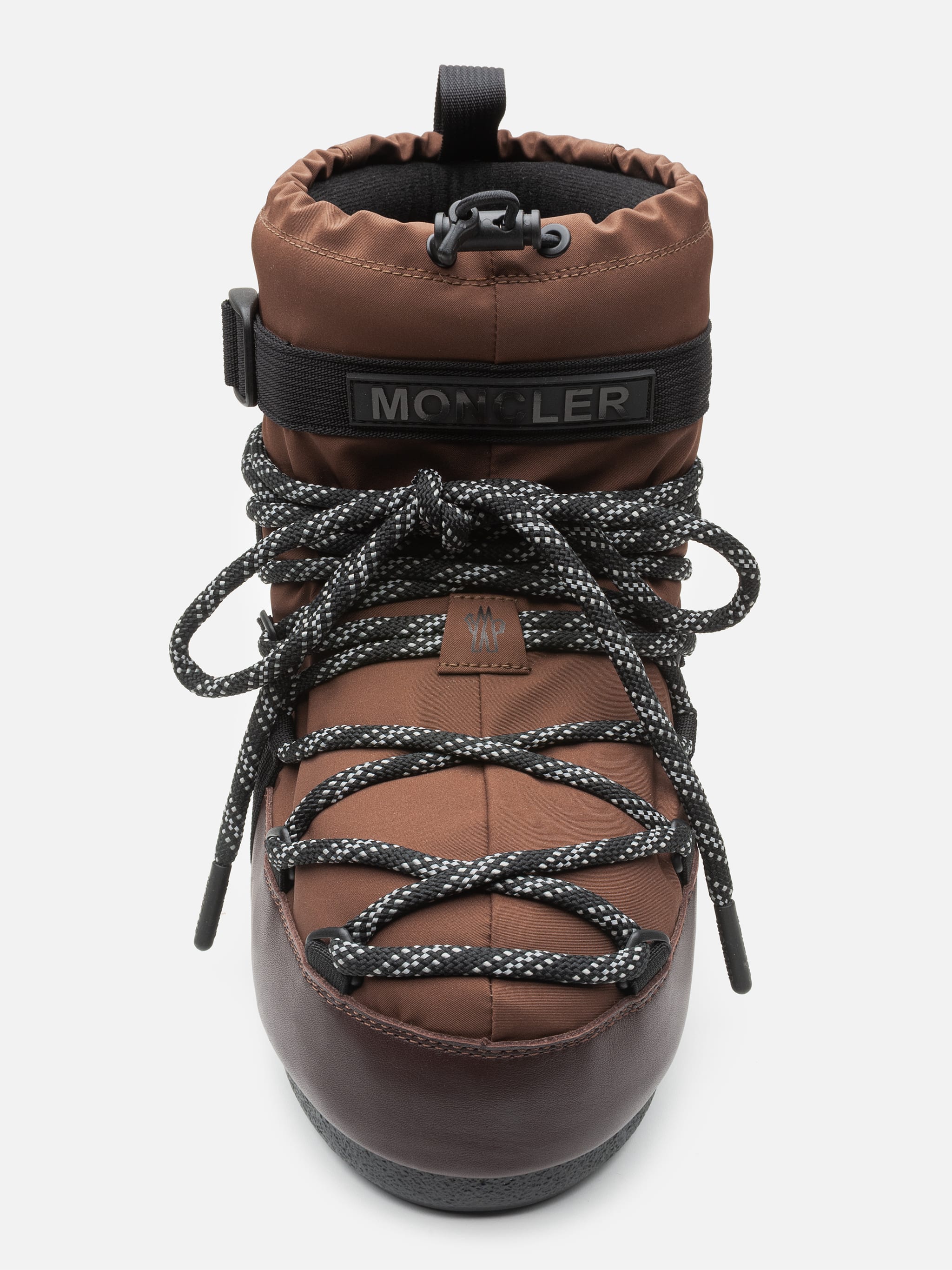 BOTTES MOON BOOT X MONCLER GRENOBLE ICON LOW MOKA BRUN