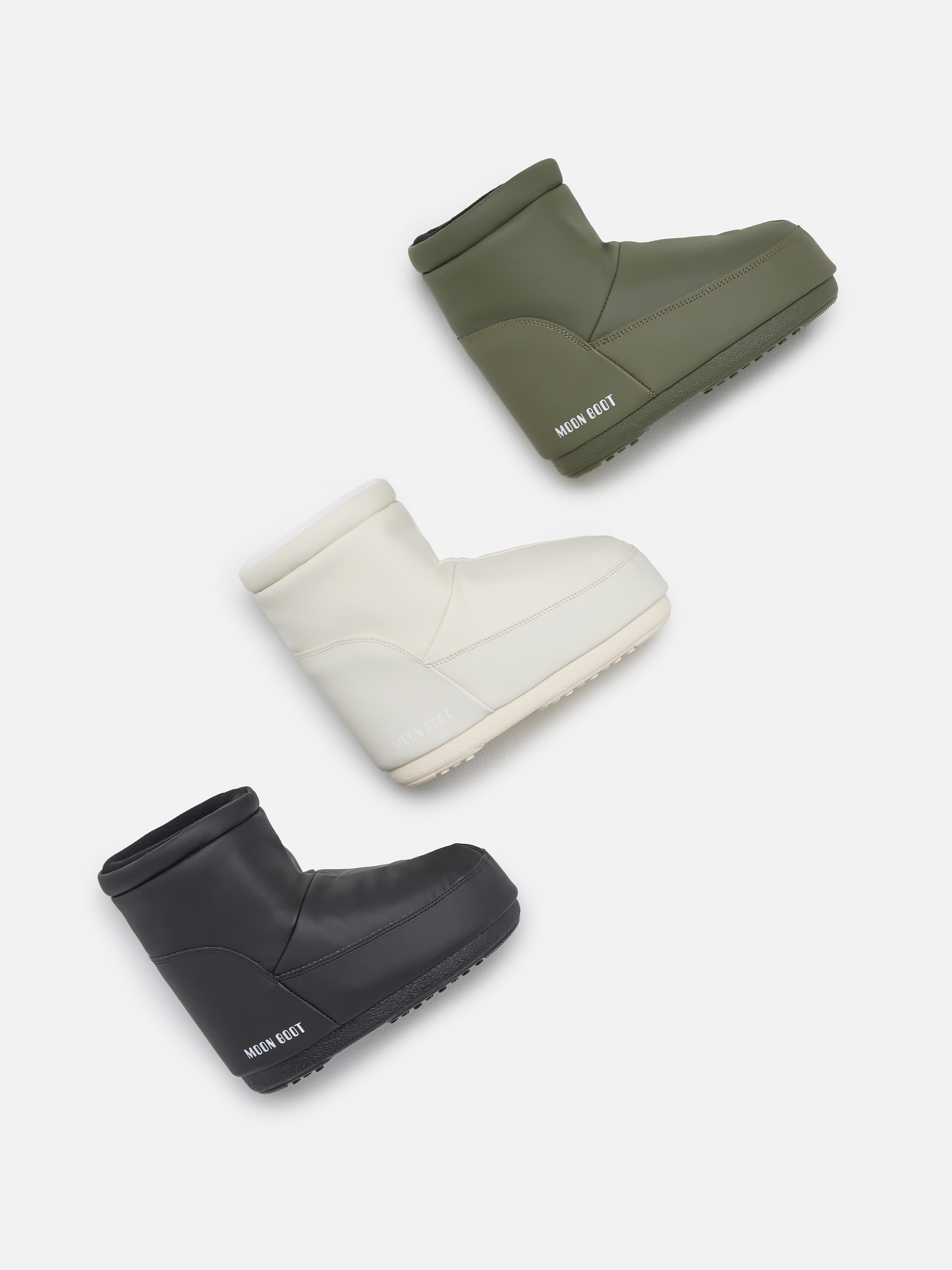 BOTTES EN CAOUTCHOUC NOIR SANS LACETS