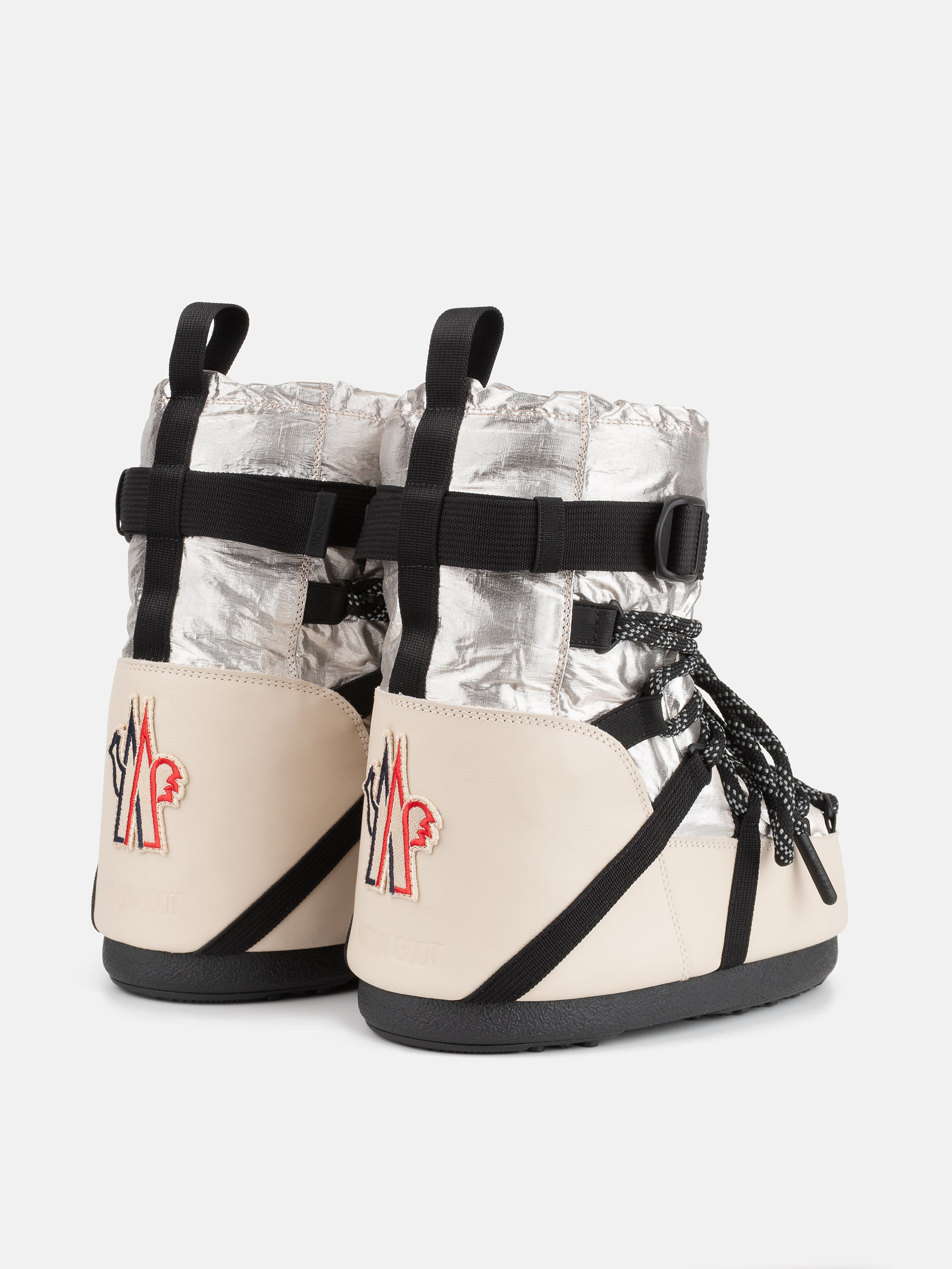 MOON BOOT X MONCLER GRENOBLE ICON LOW OR ROSE