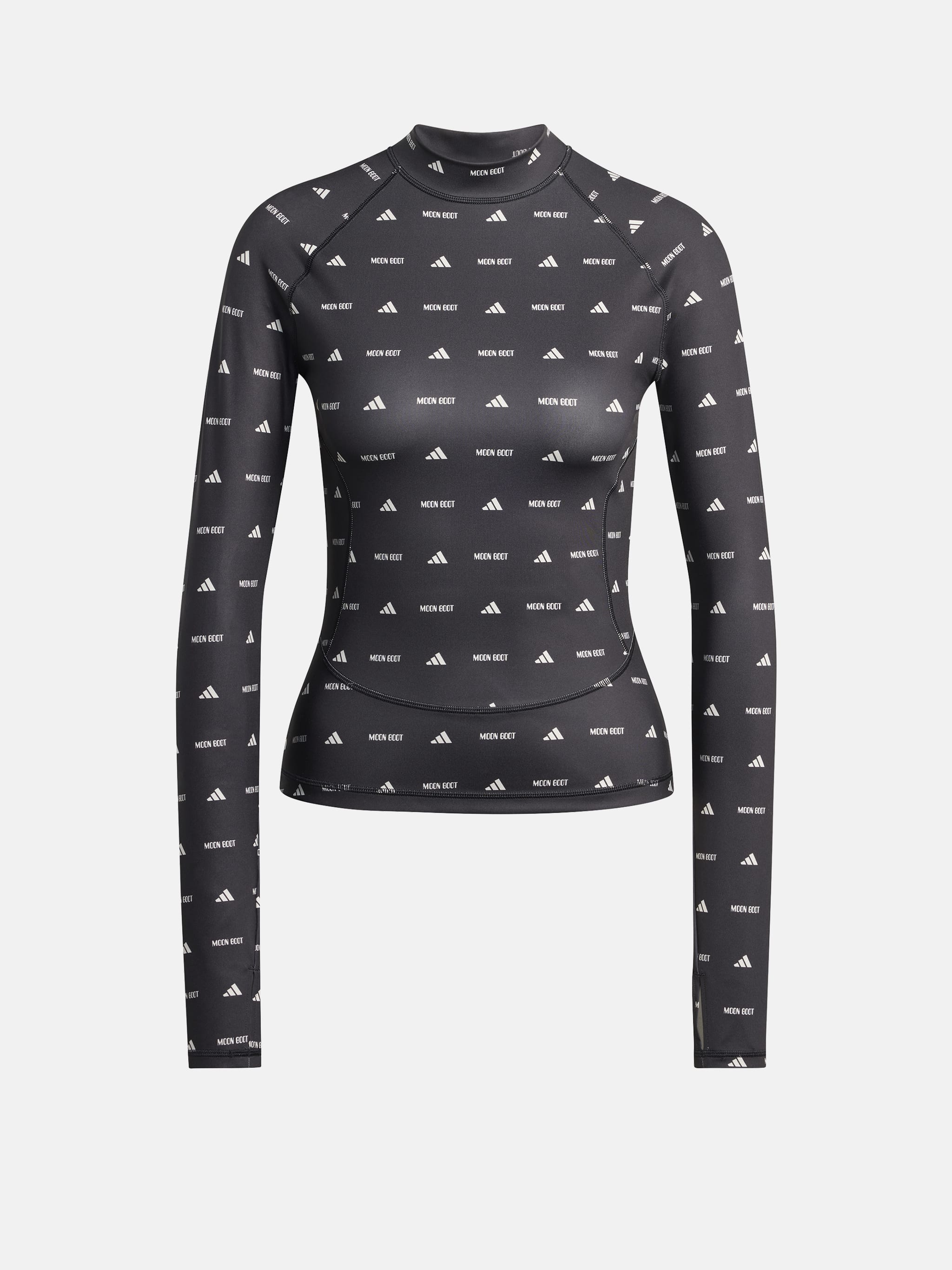 ADIDAS X MOON BOOT T-SHIRT À MANCHES LONGUES NOIR