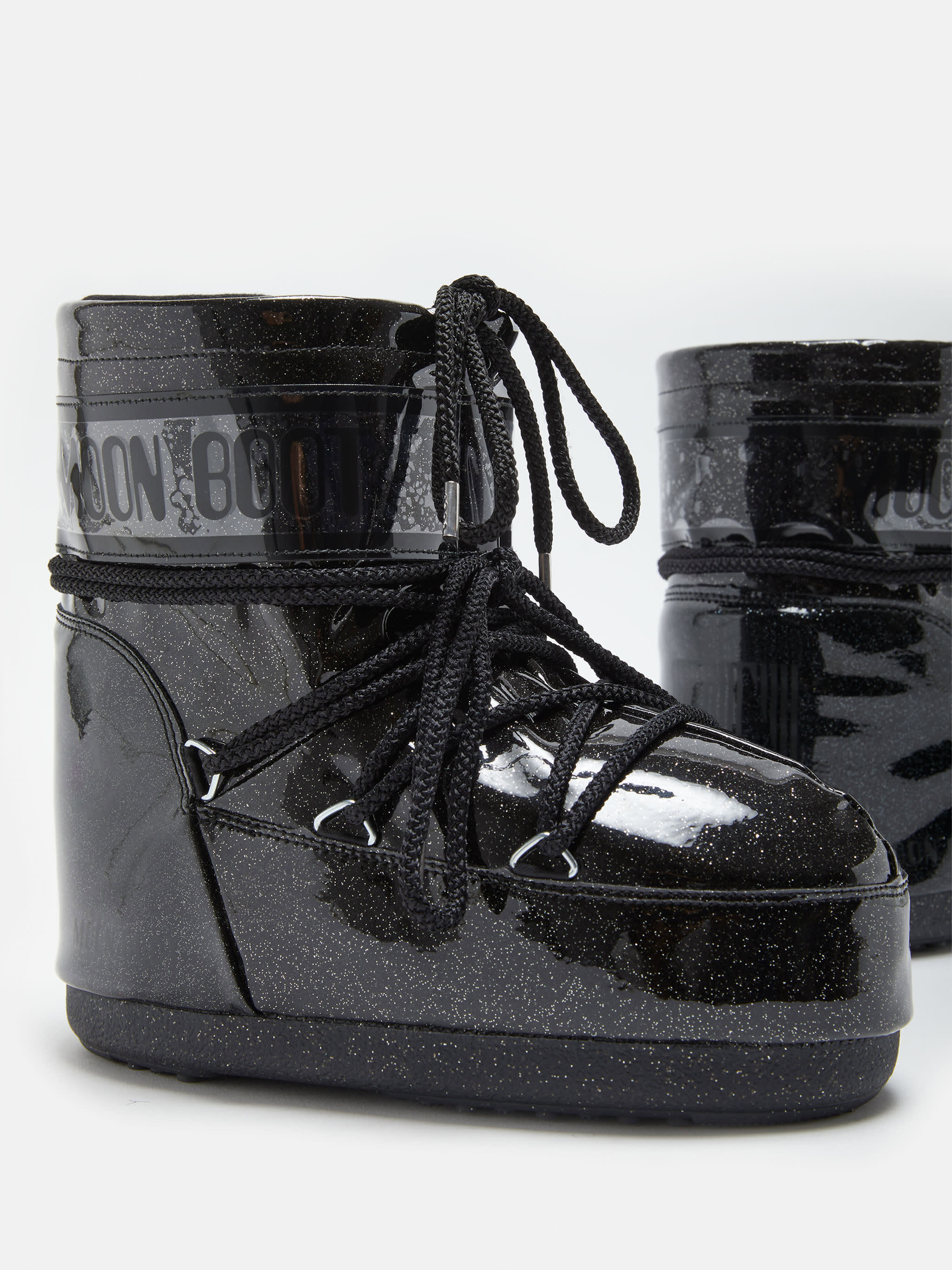BOTTES ICON LOW NOIR À PAILLETTES