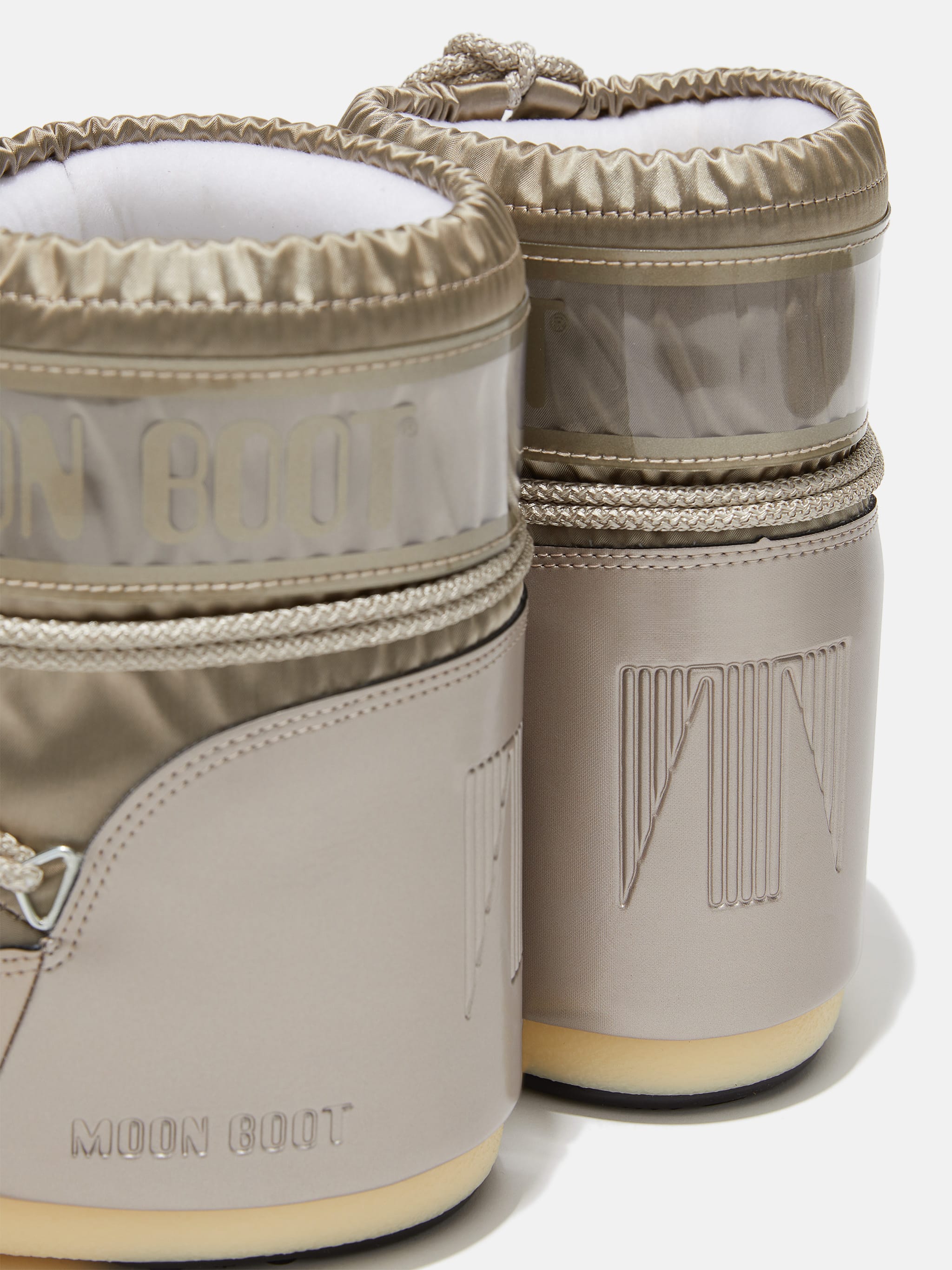 BOTTES ICON LOW GLANCE PLATINE SATIN