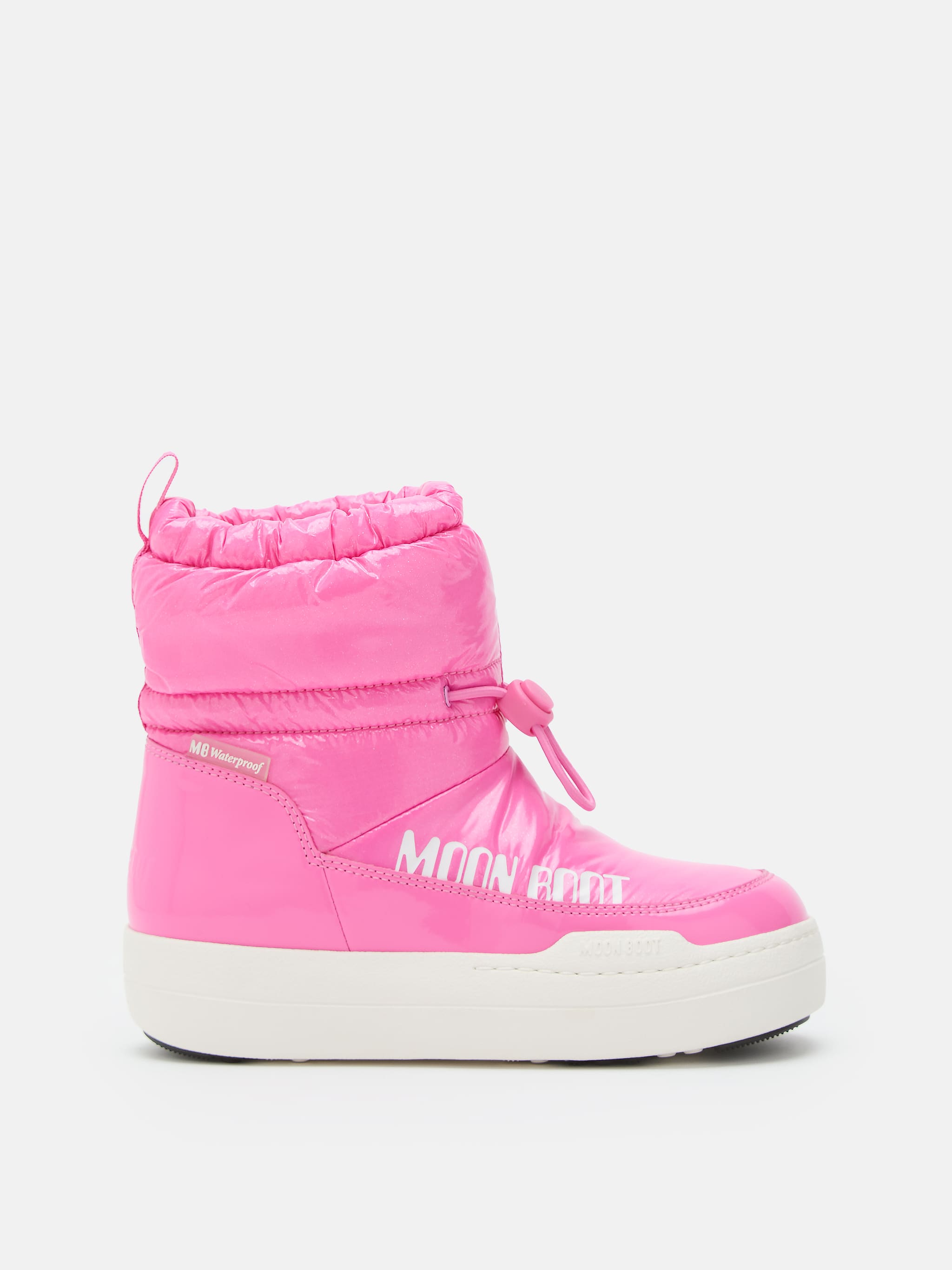 BOTTES MI-CHAUSSURES JUNIOR PARK TUBE PINK GLITTER
