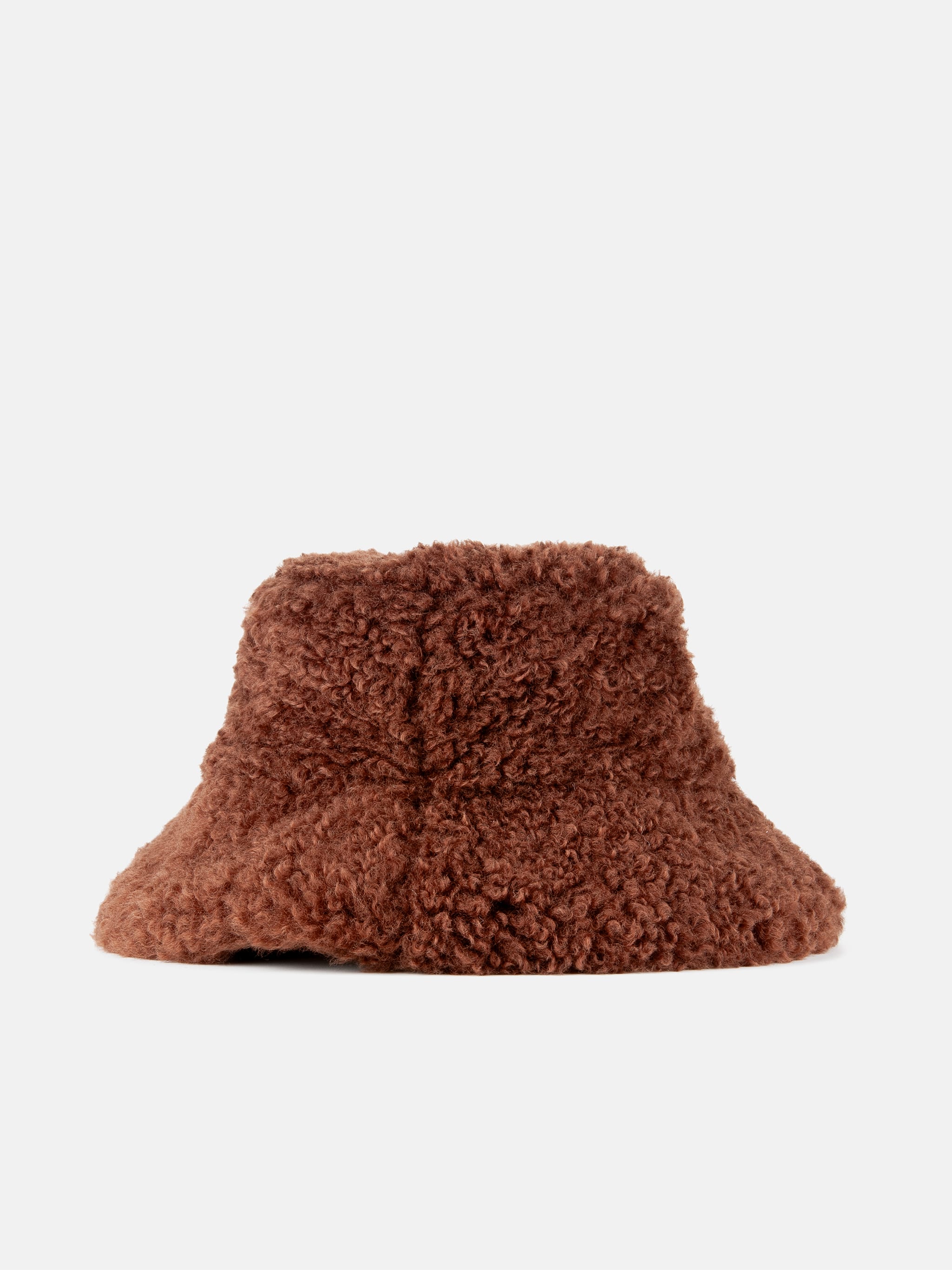 CHAPEAU BUCKET FOUSSÉ MARRON