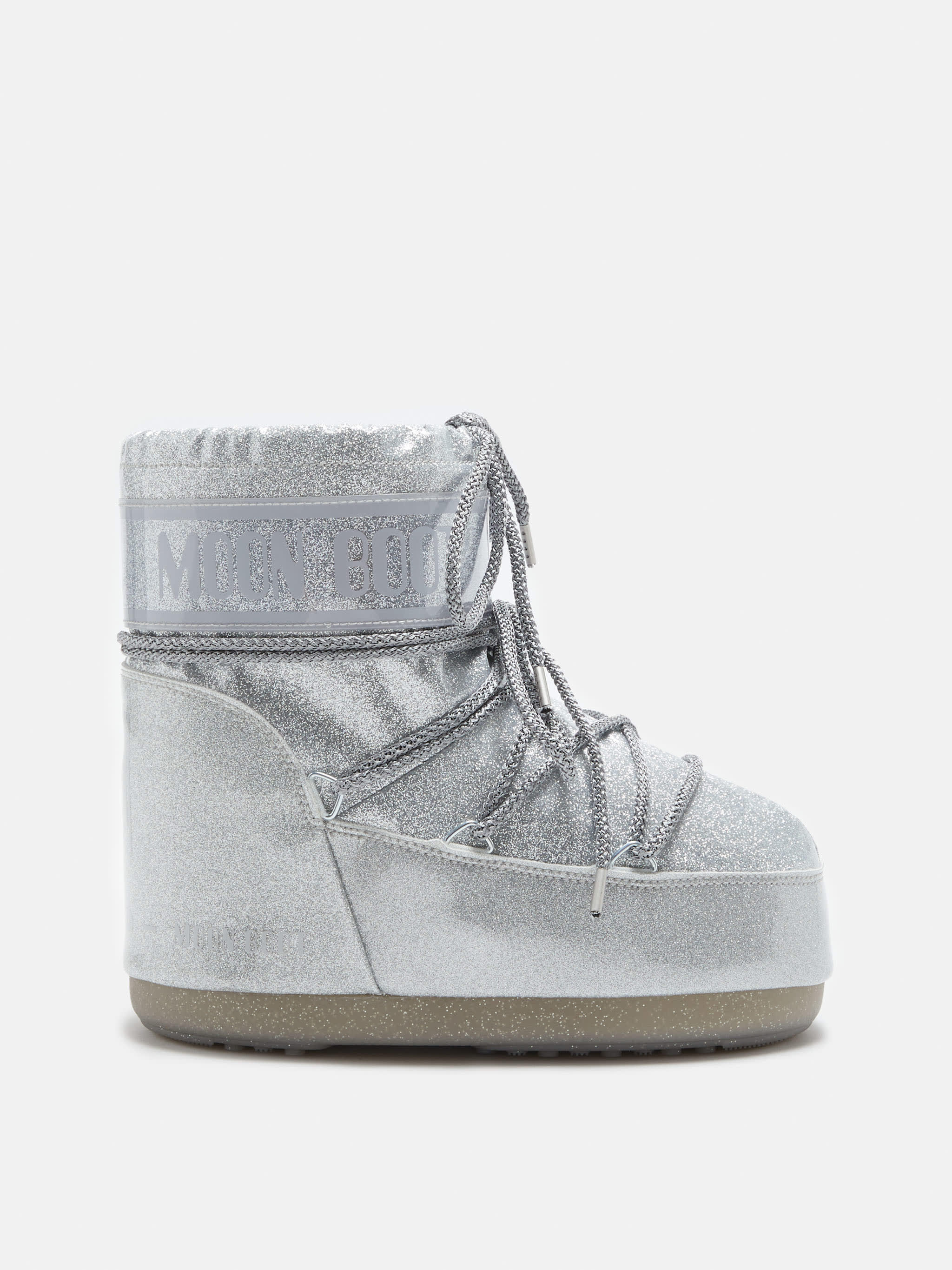 BOTTES ICON LOW À PAILLETES ARGENT