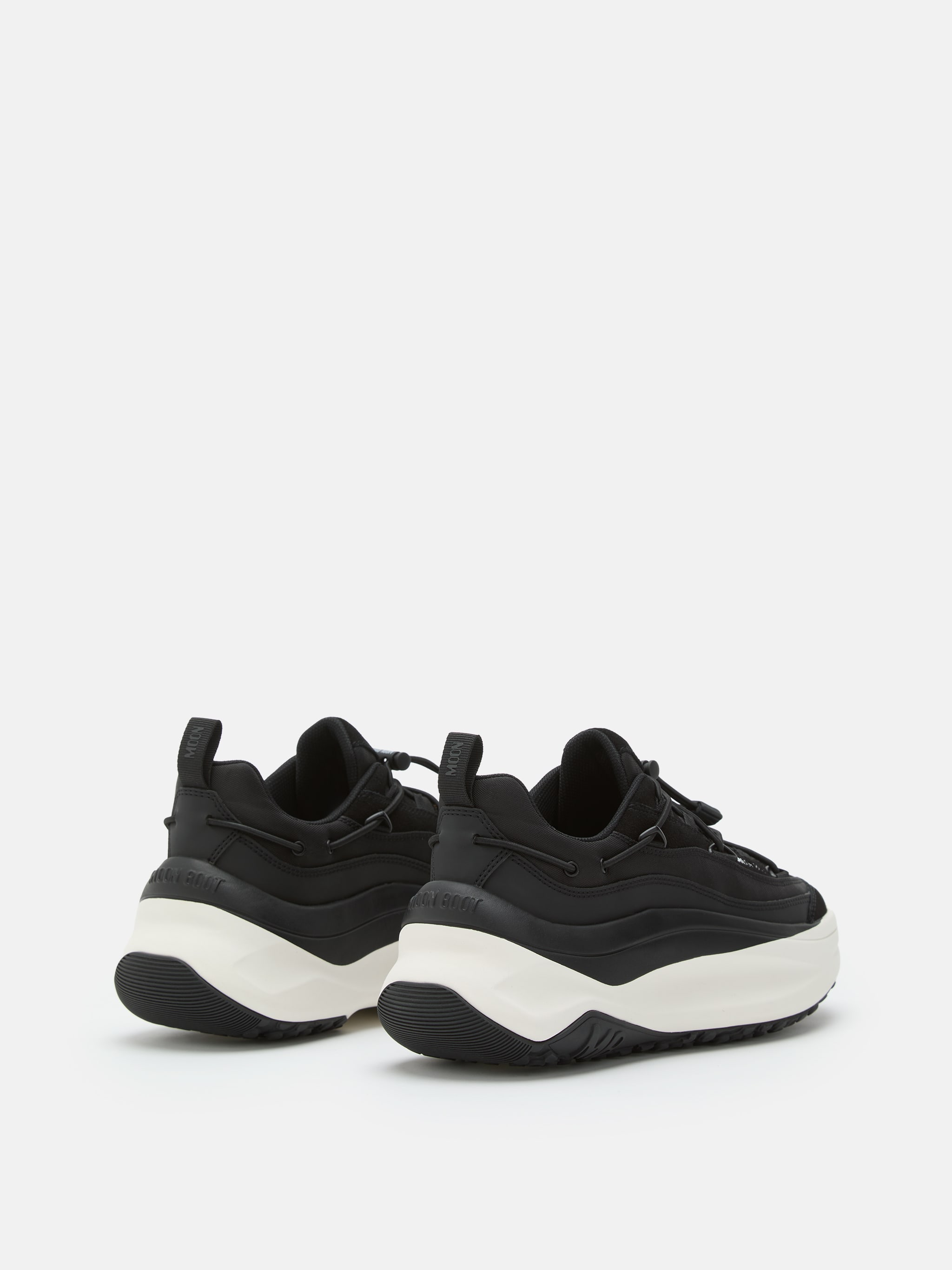 MOON247 XLACE BASKETTES NOIR ET BLANC