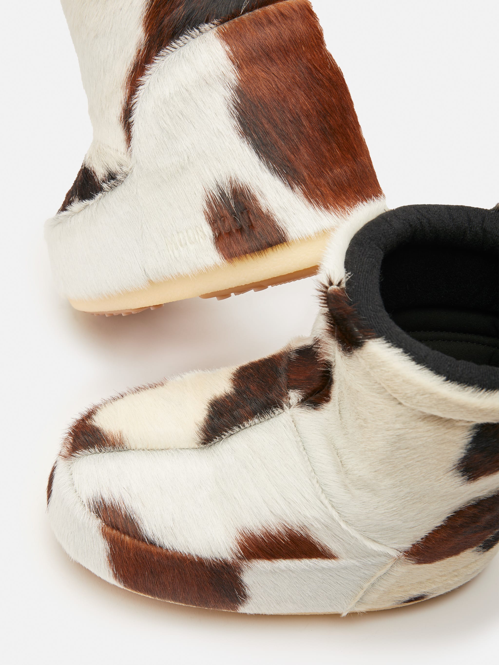 BOTTE ICON LOW NO LACE IMPRIMÉ VACHE