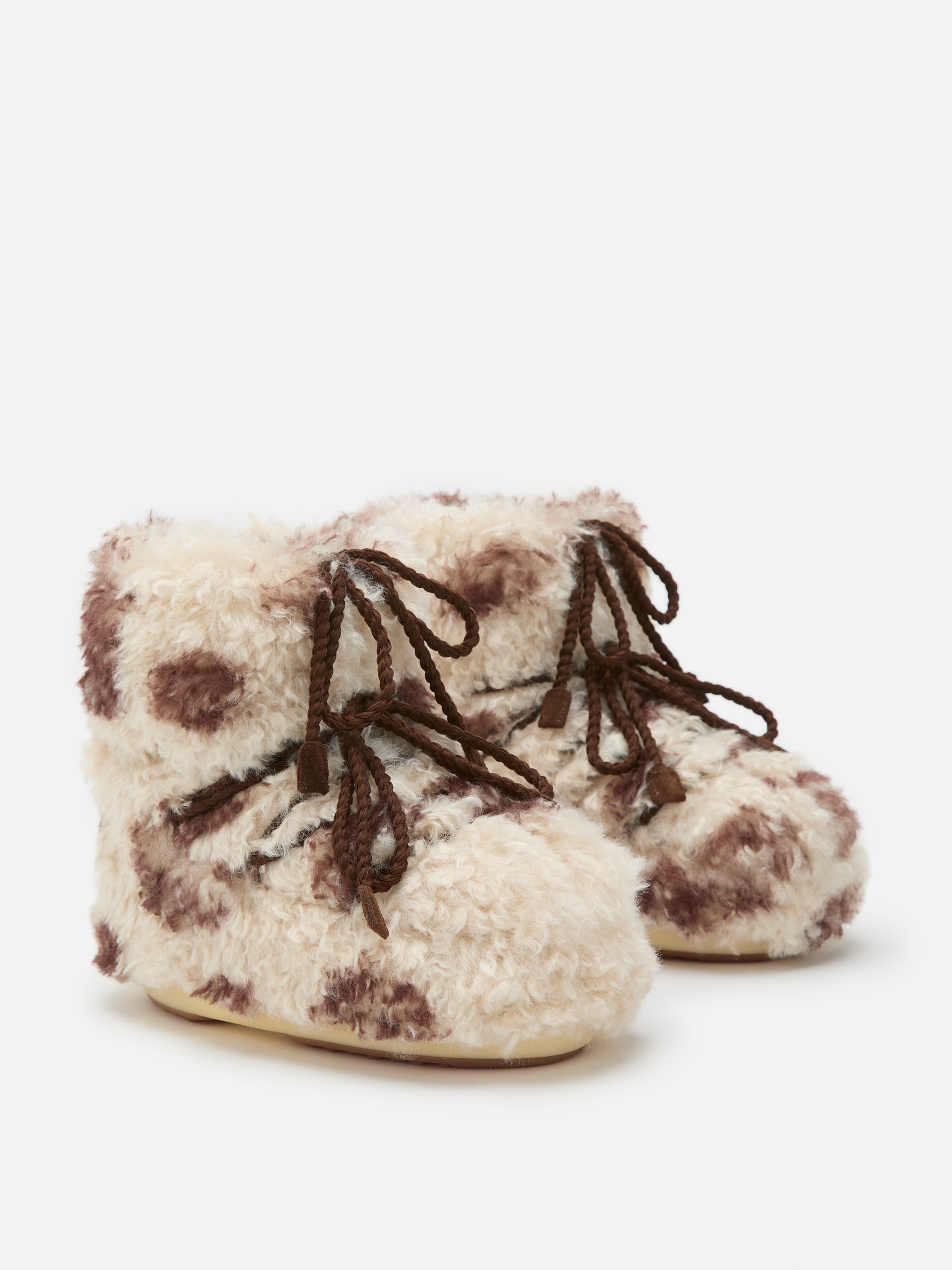 BOTTES CROQUEES ICON À IMPRIMÉ VACHE BAS
