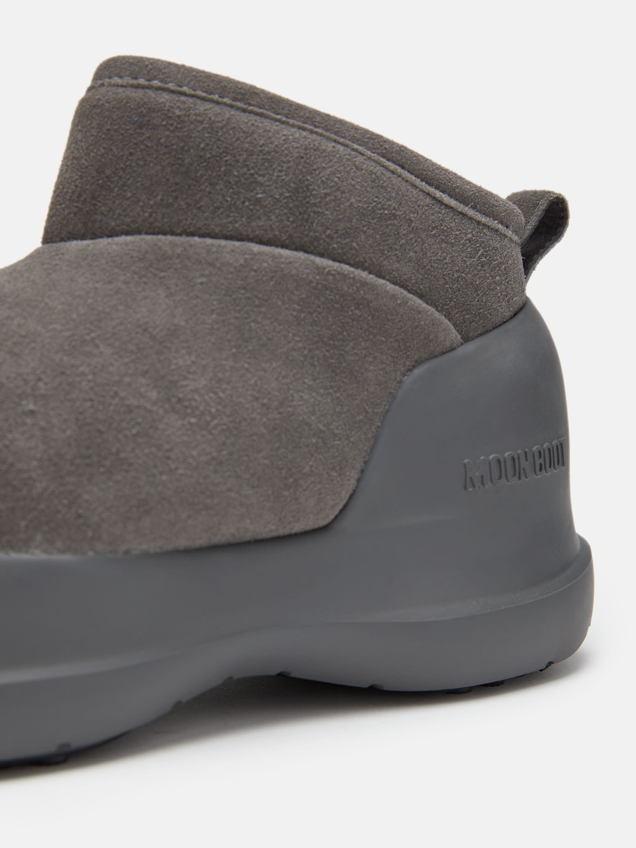 BOTTES BASSES EN SUEDÉ ANTHRACITE MEZZALUNA