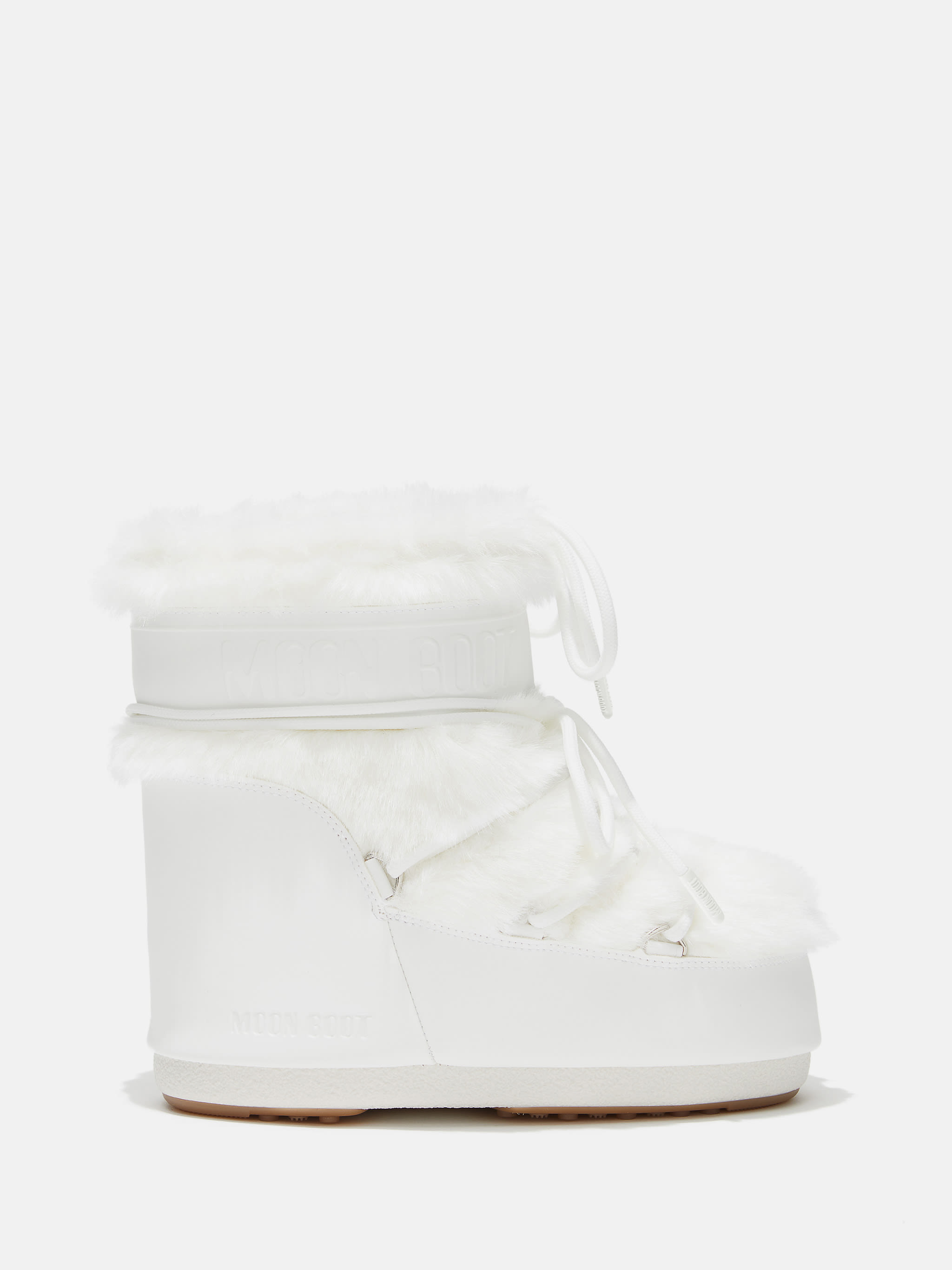 BOTTES ICON LOW BLANC FAUX-PEAU DE MOUTON