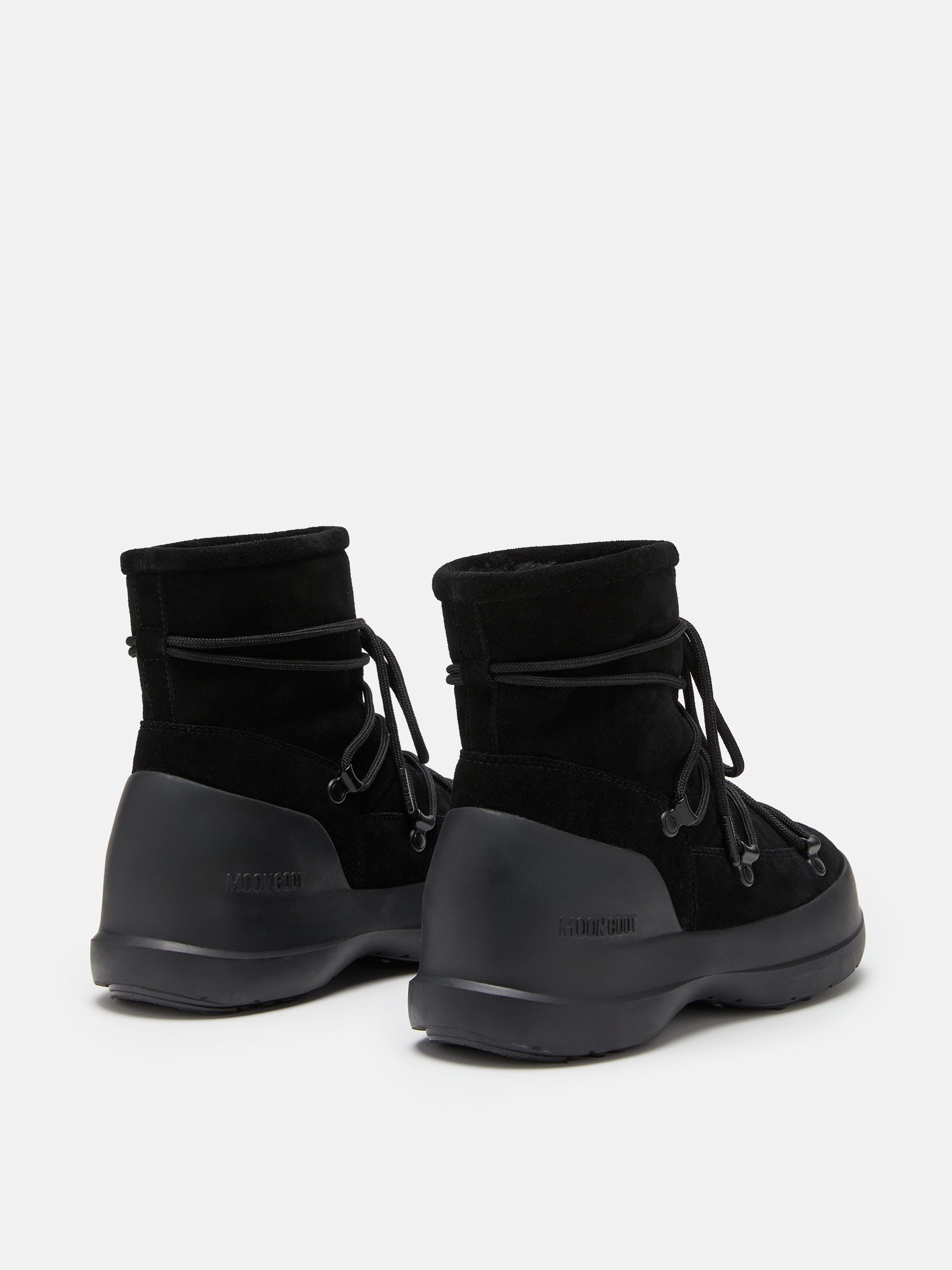 BOTTES LUNA NOIR EN SUÈDE