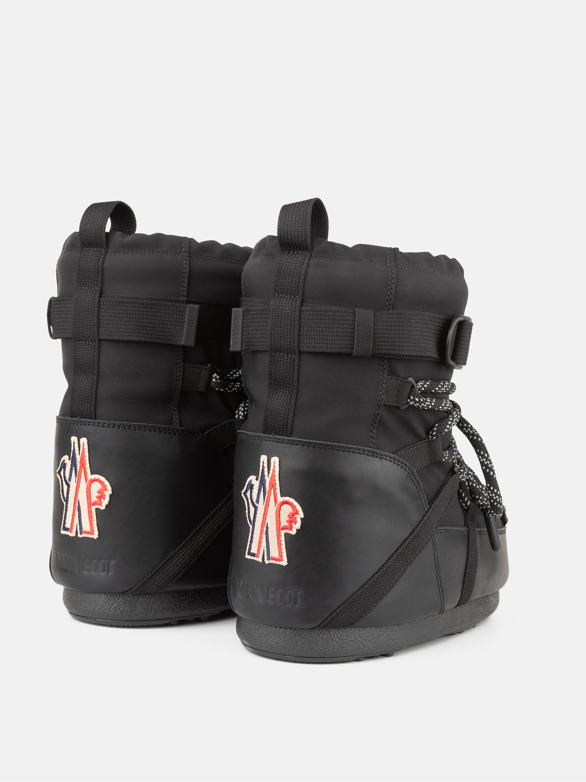 BOTTES MOON BOOT X MONCLER GRENOBLE ICON LOW NOIR