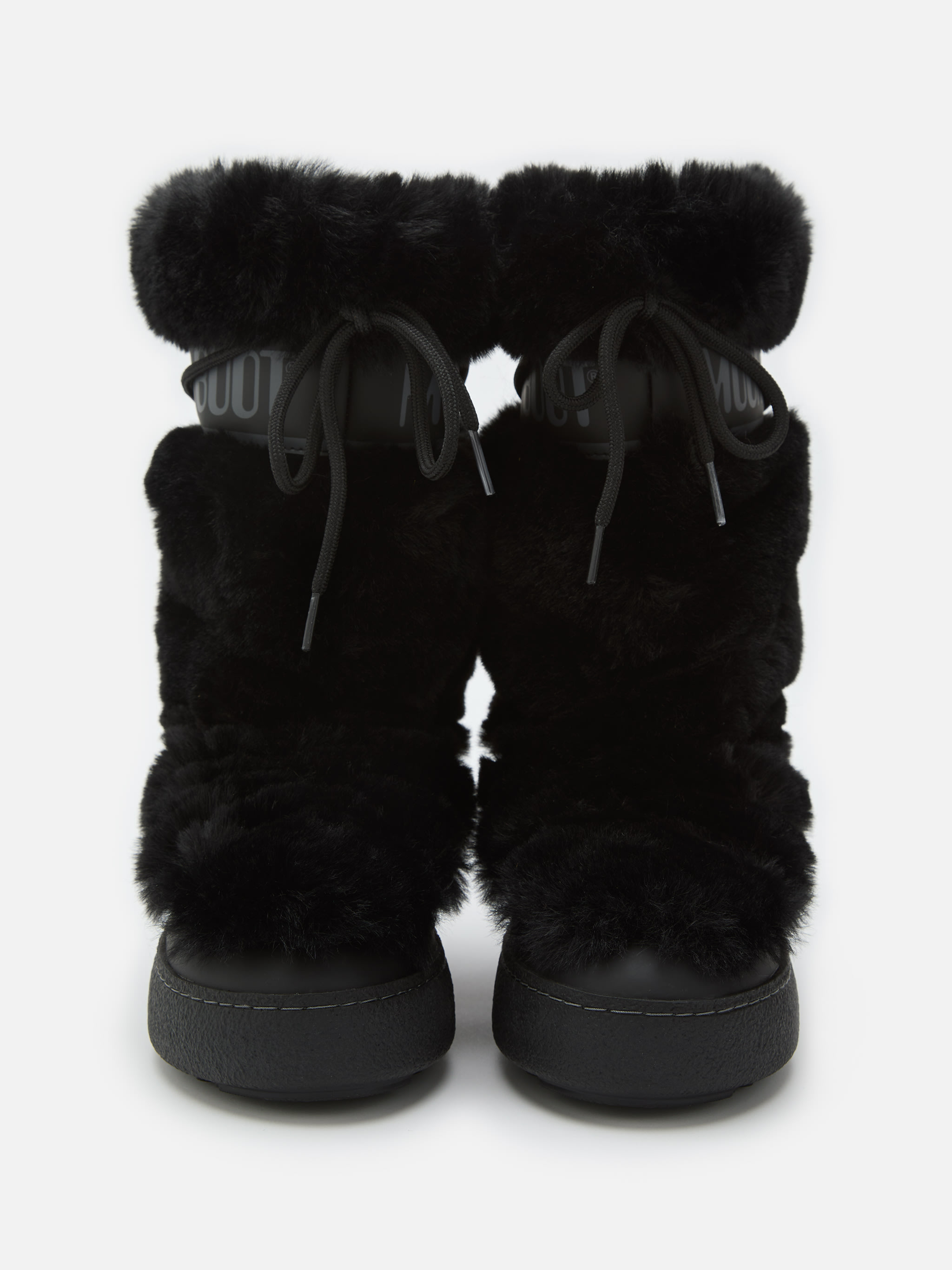 BOTTES HAUTES FAUX-PEAU NOIR LTRACK