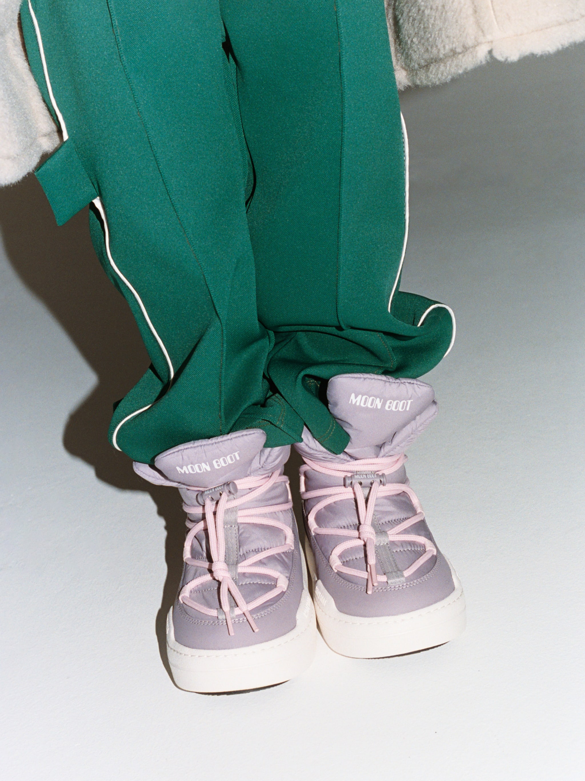 BOTTES MI-LONGUES À CROCHET LILAS JUNIOR PARK