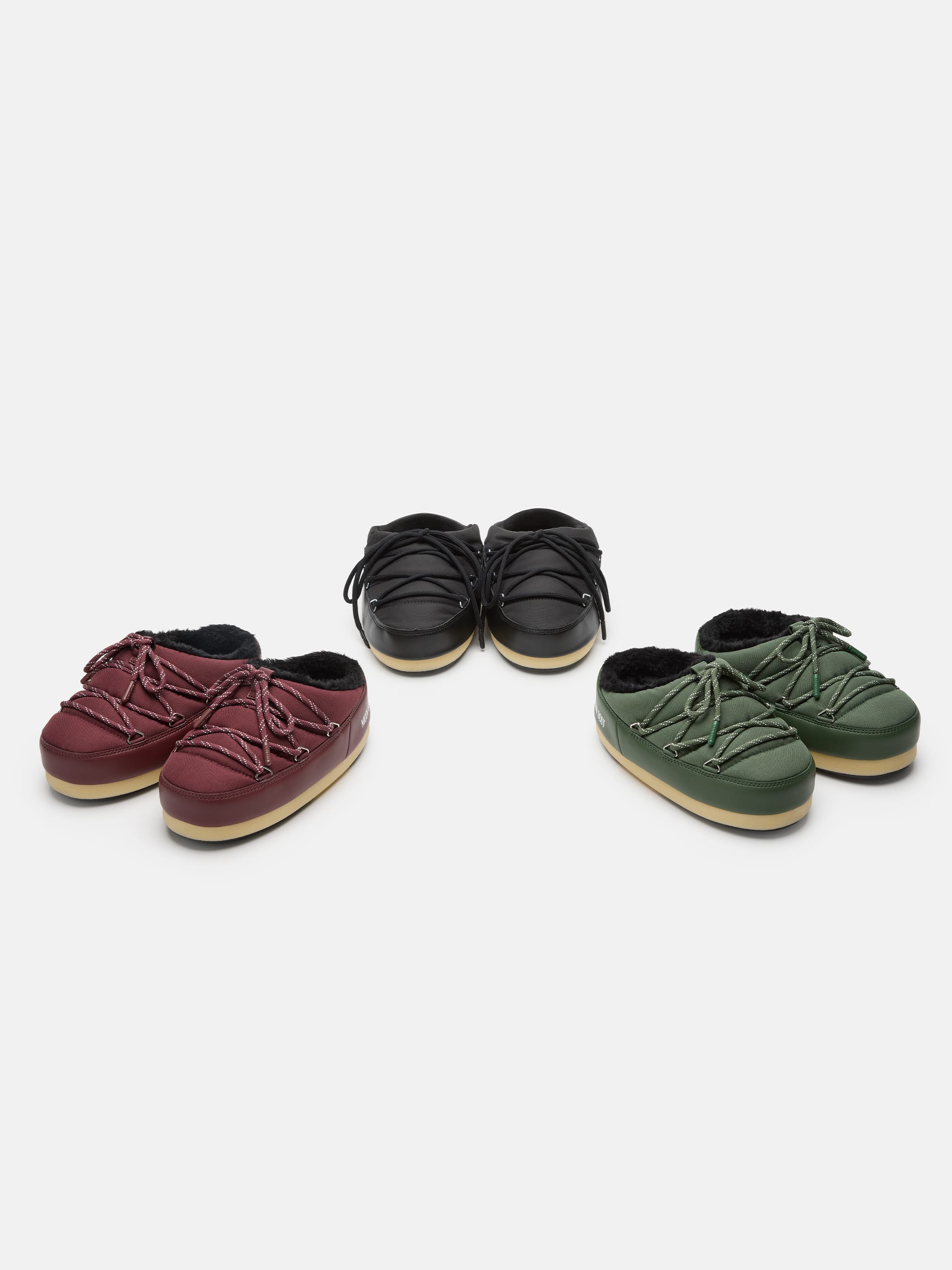 Mules EVX BURGUNDY EN NYLON