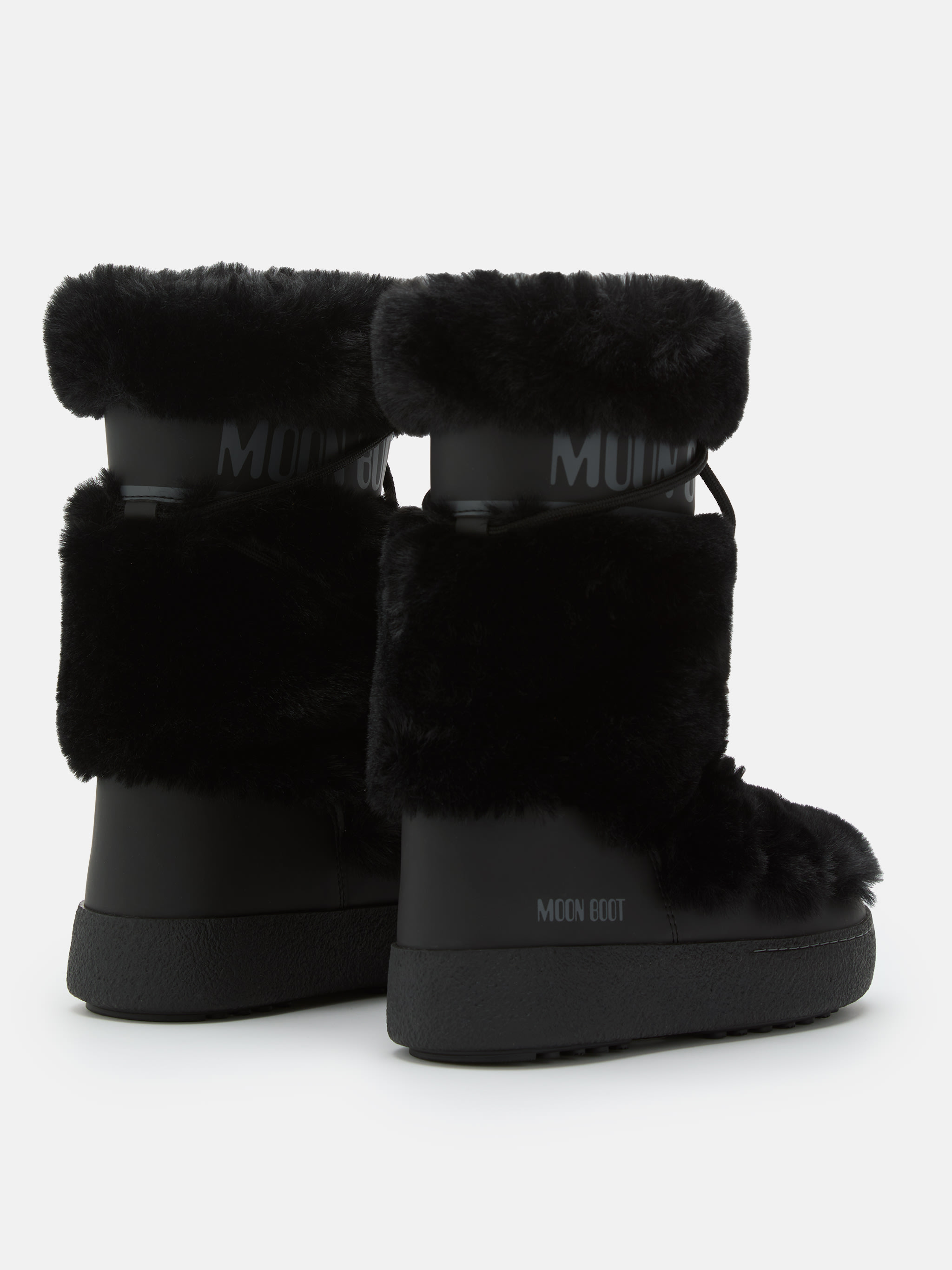 BOTTES HAUTES FAUX-PEAU NOIR LTRACK