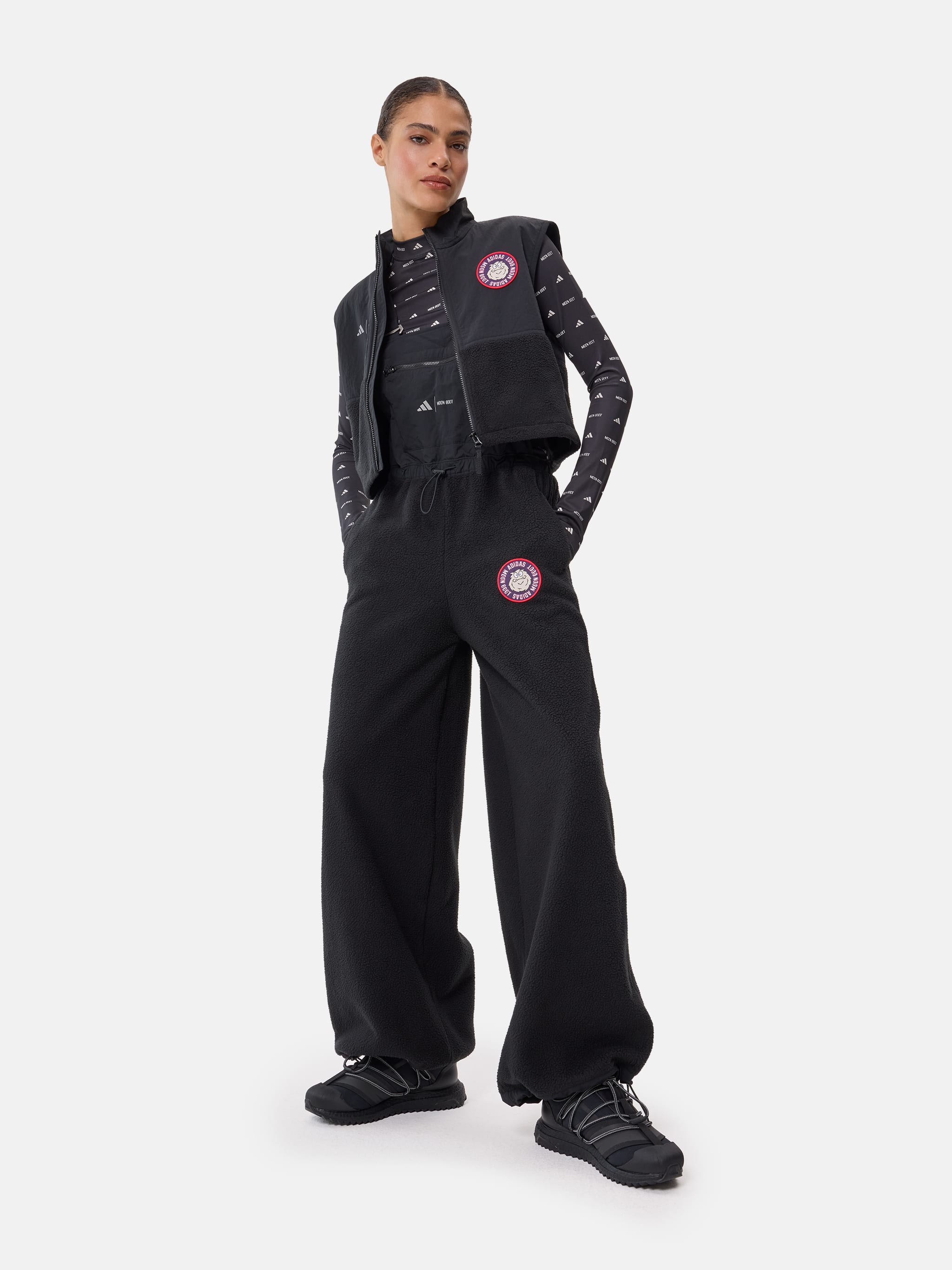 PANTALONNIQUE ADIDAS X MOON BOOT NOIR