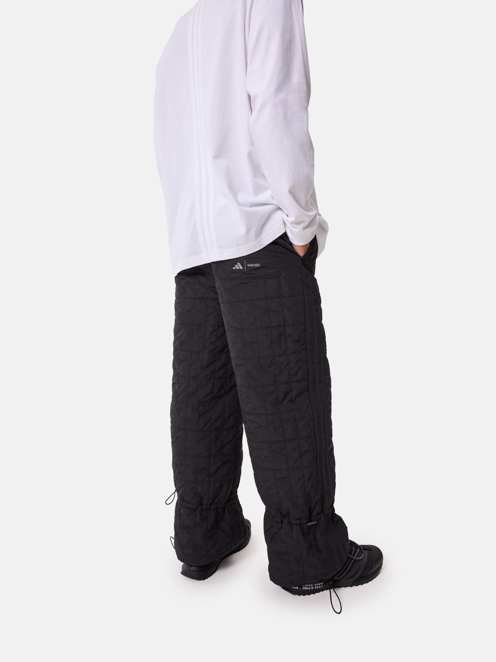 ADIDAS X MOON BOOT T-SHIRT BLANC À MANCHES LONGUES