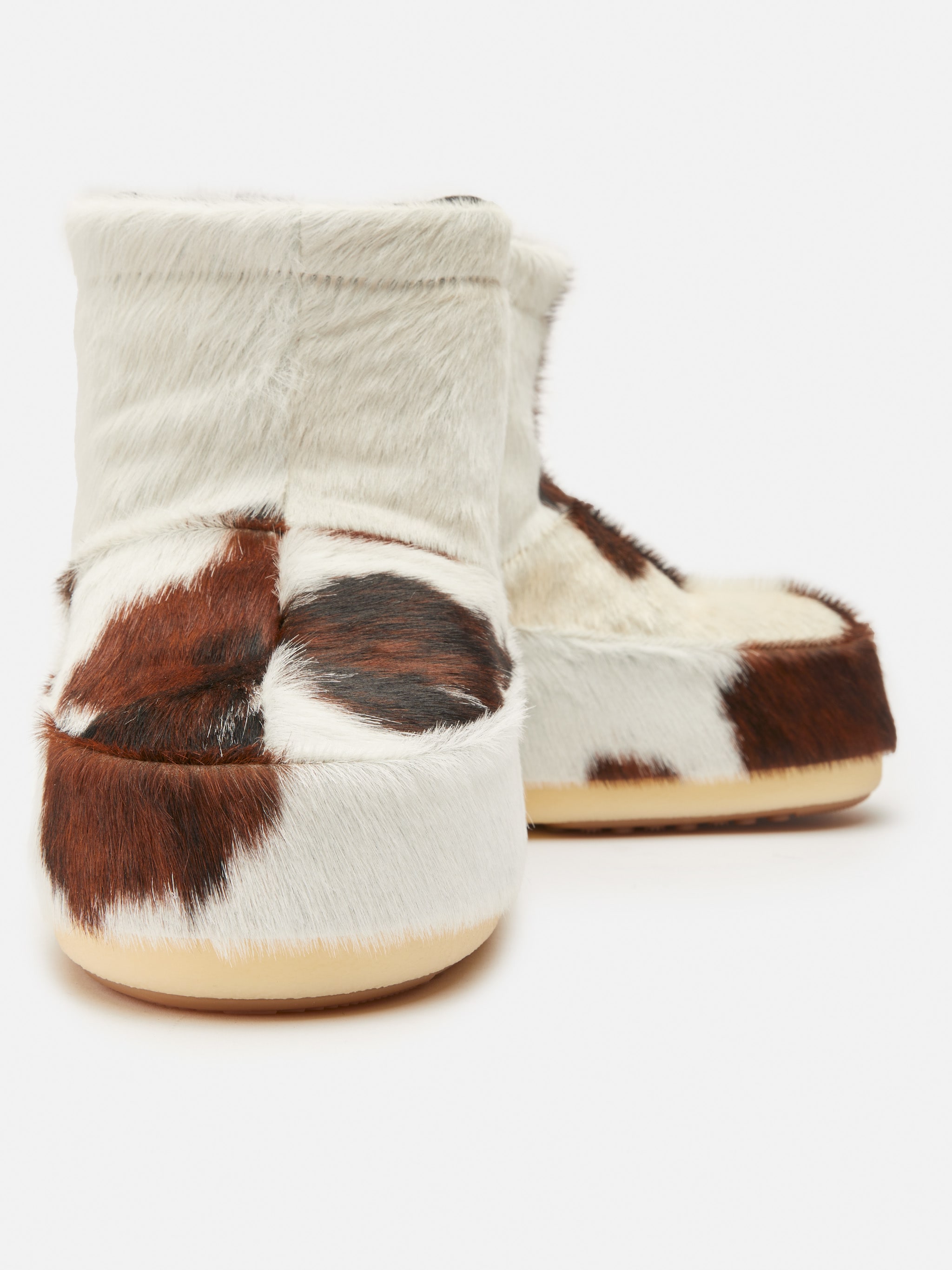 BOTTE ICON LOW NO LACE IMPRIMÉ VACHE