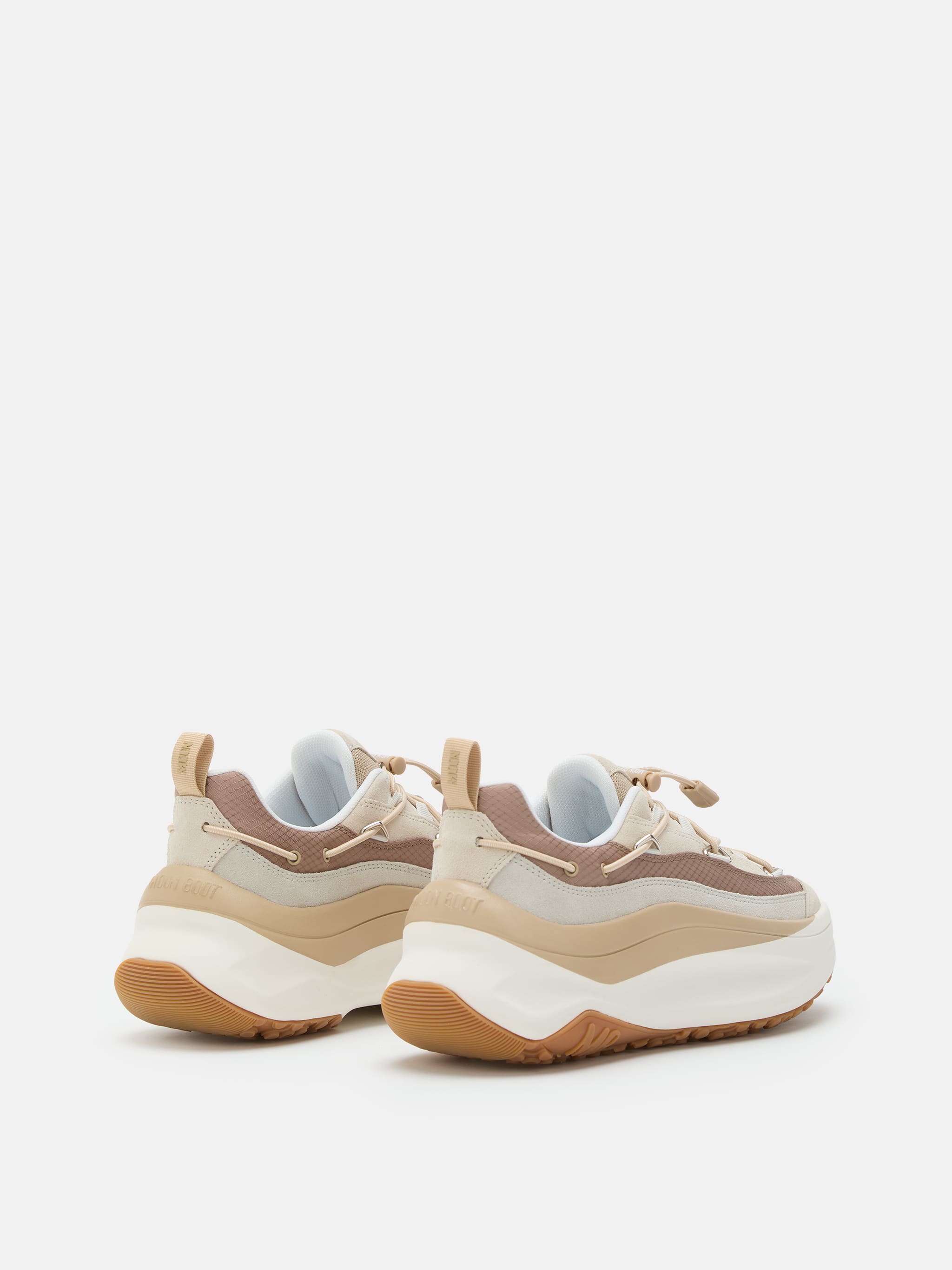 MOON247 XLACE BLANC DE CENDRE & TAUPE CHAUSSURES