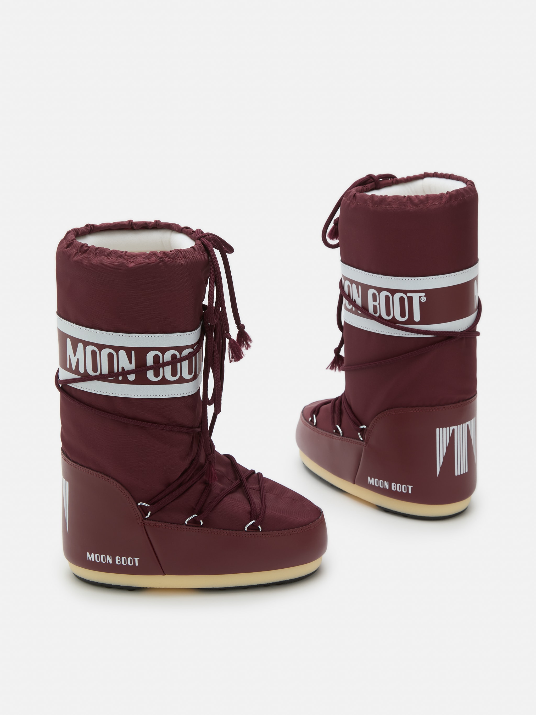 BOOTS ICON EN NYLON BORDEAUX