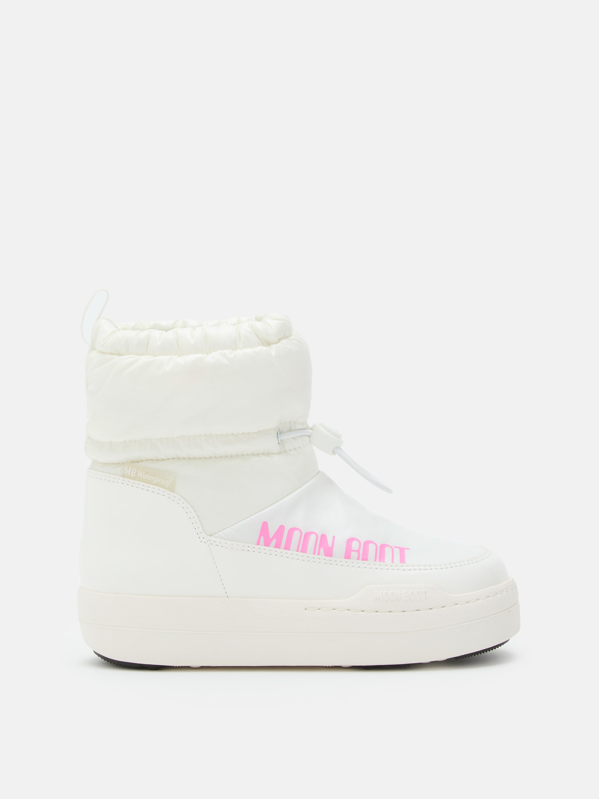 BOTTES MI-CHEVILLE JUNIOR PARK TUBE BLANC SCINTILLANT