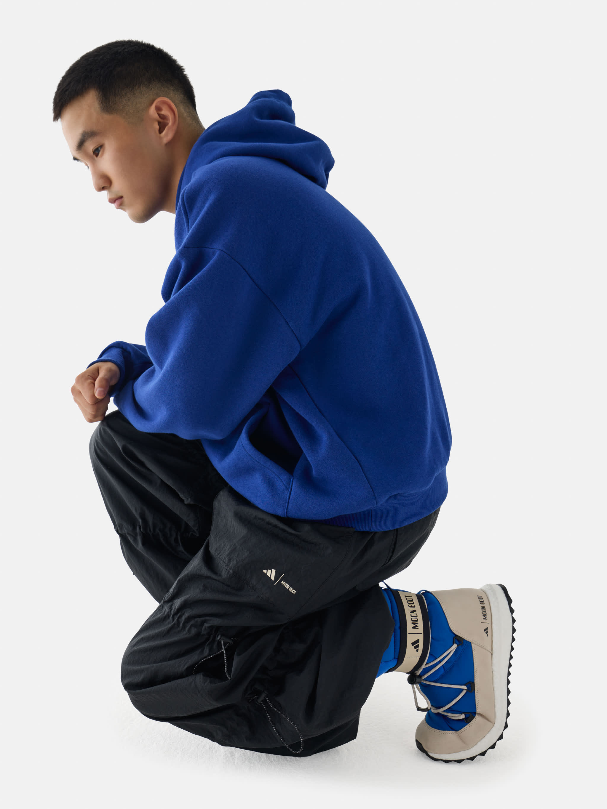 Baskets adidas x Moon Boot Moonboost High Bleu